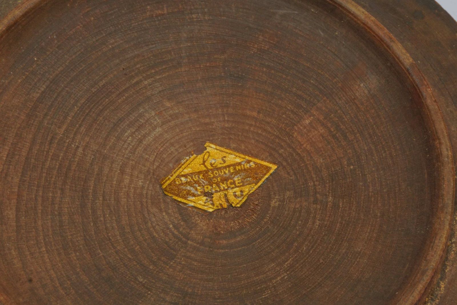 Provence Souvenir Wooden Box With Olive Tree And Arlesienne Lady, French Jewelry Trinket Dish photo vinterior