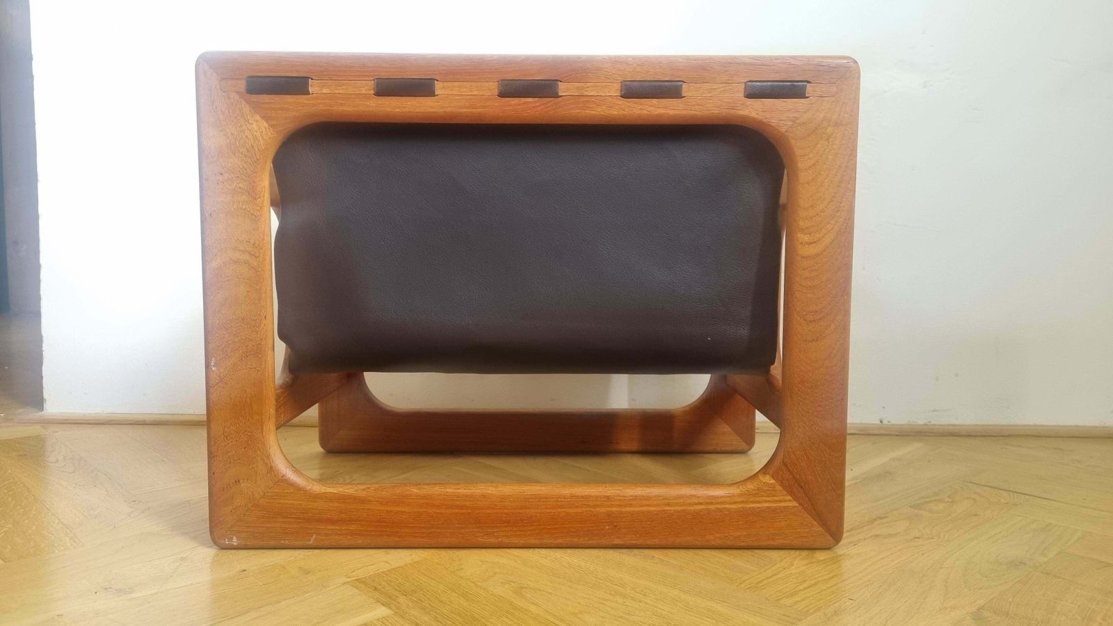Midcentury Teak Magazine Rack, Salin Møbler, Aksel Kjersgaard, Denmark, 1970s photo Home Decor