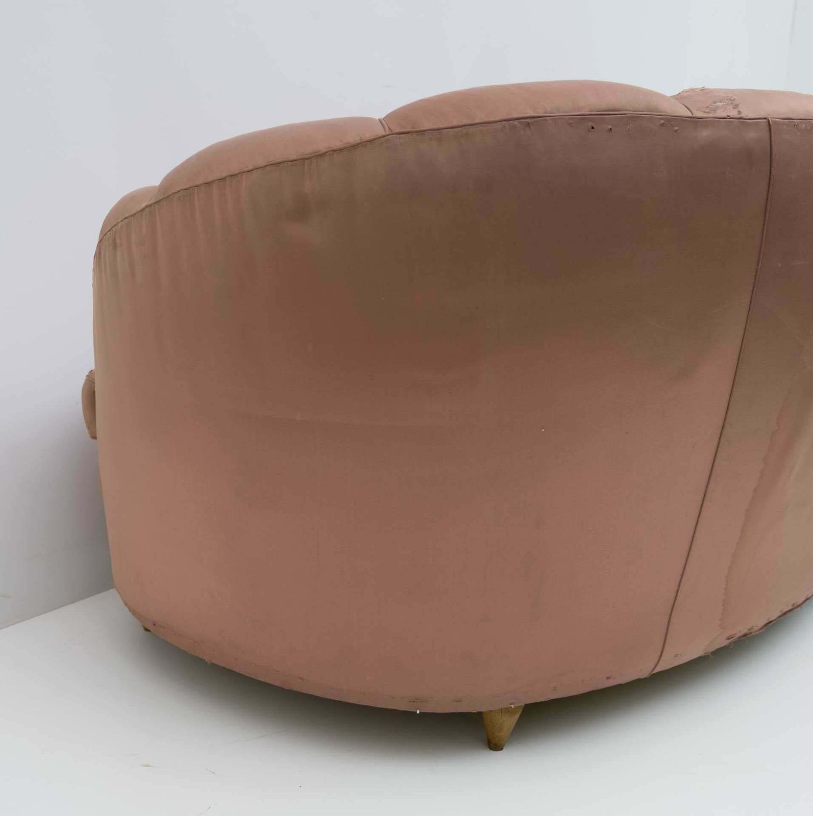 Gio Ponti Mid Century Modern Rare Italian Curved Sofa "Casa E Giardino" 1936 photo buy