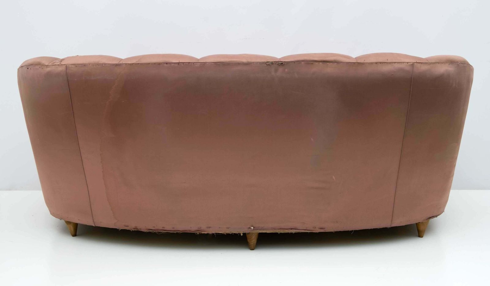 photo for sale Gio Ponti Mid Century Modern Rare Italian Curved Sofa "Casa E Giardino" 1936