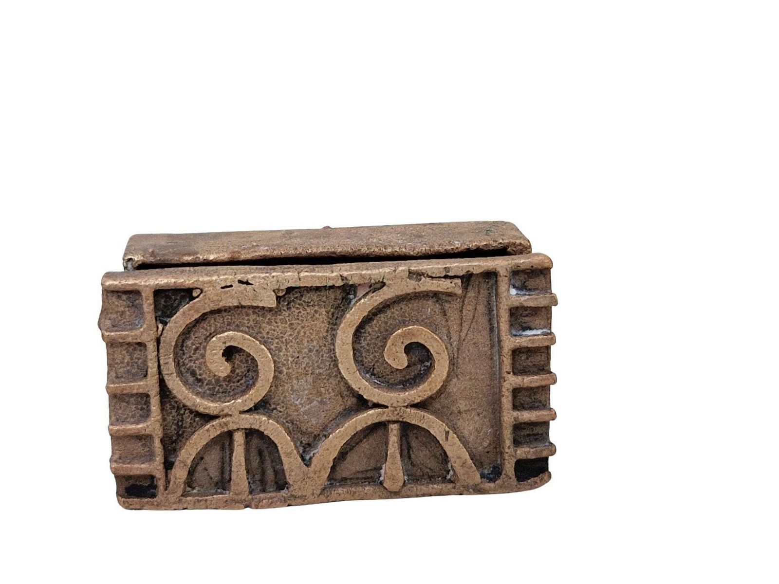 Antique Akan Gold Dust Box, Set Of Two, Collectible African Art photo buy