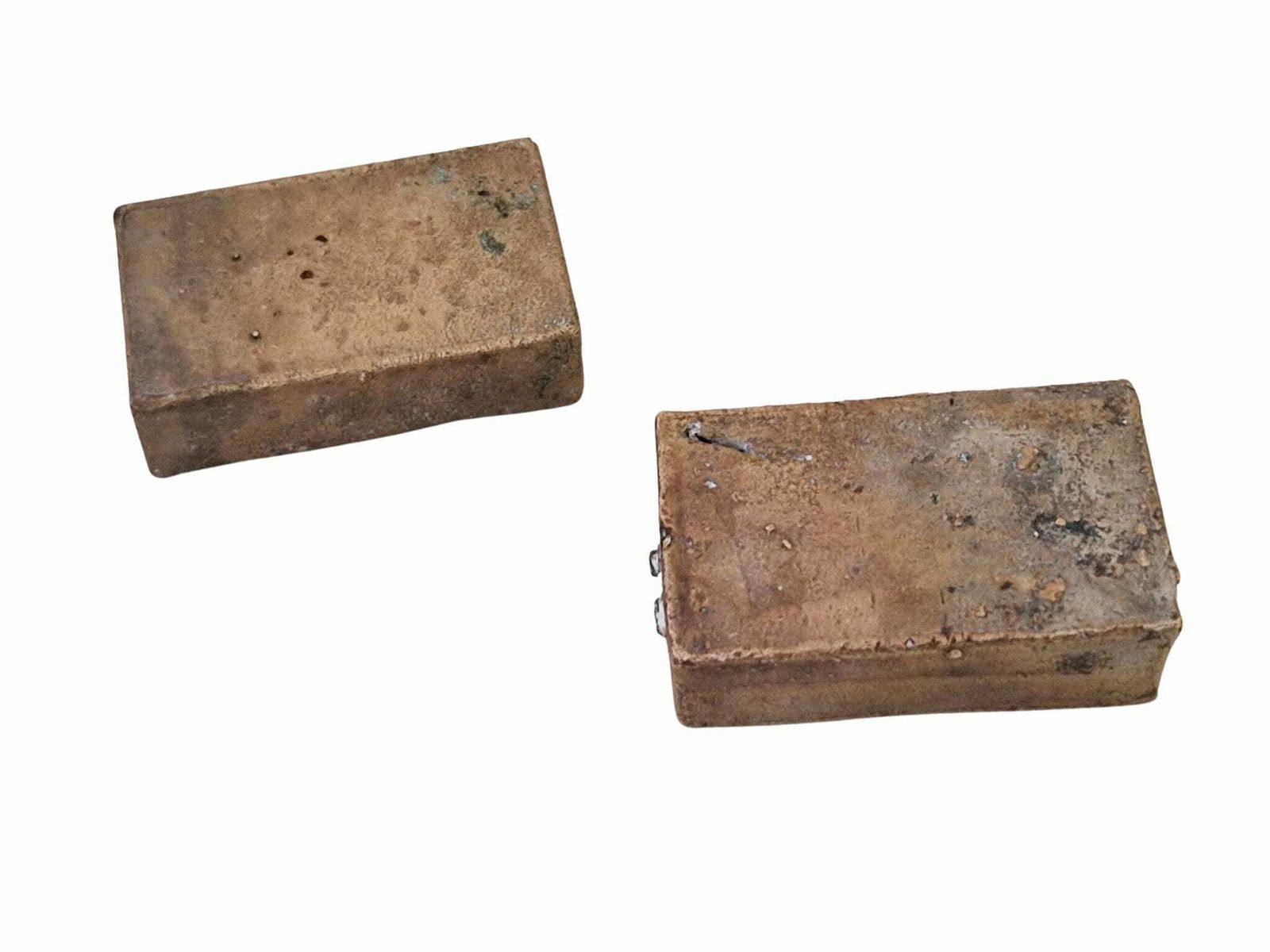 photo for sale Antique Akan Gold Dust Box, Set Of Two, Collectible African Art