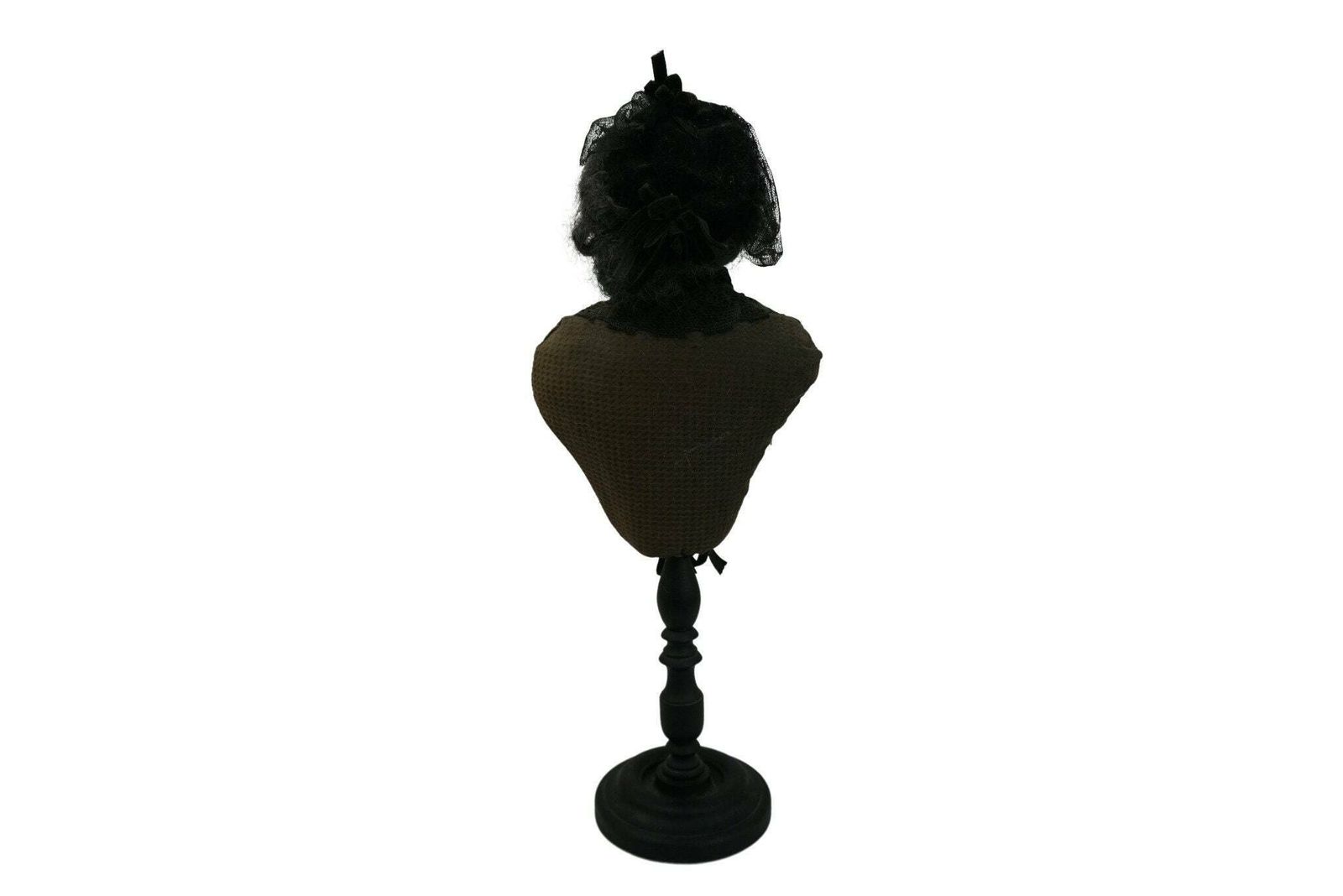 Satirical Bust Figure Of Old Lady, Caricature Ceramic Figurine, Balzac Cousin Bette photo vintage