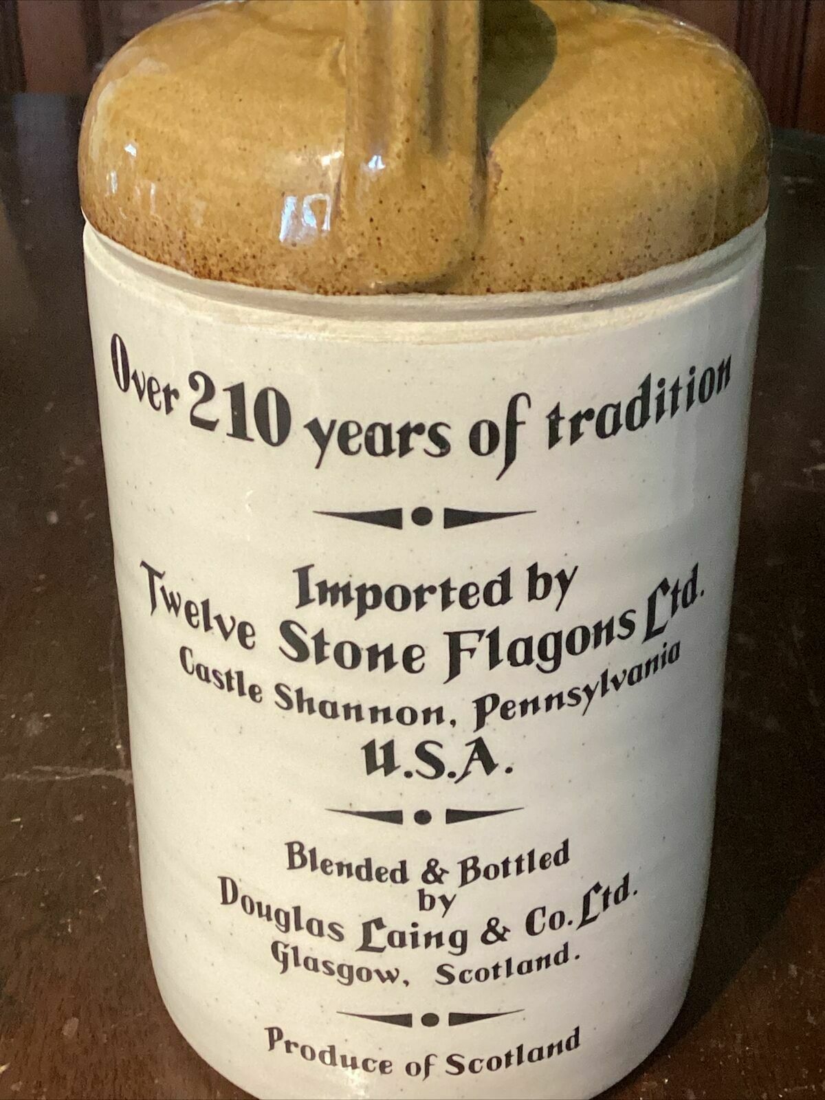 Usquaebach Old Rare Highland Whisky Flagon. Us Import. 12 Stone Flagons Penn. photo buy