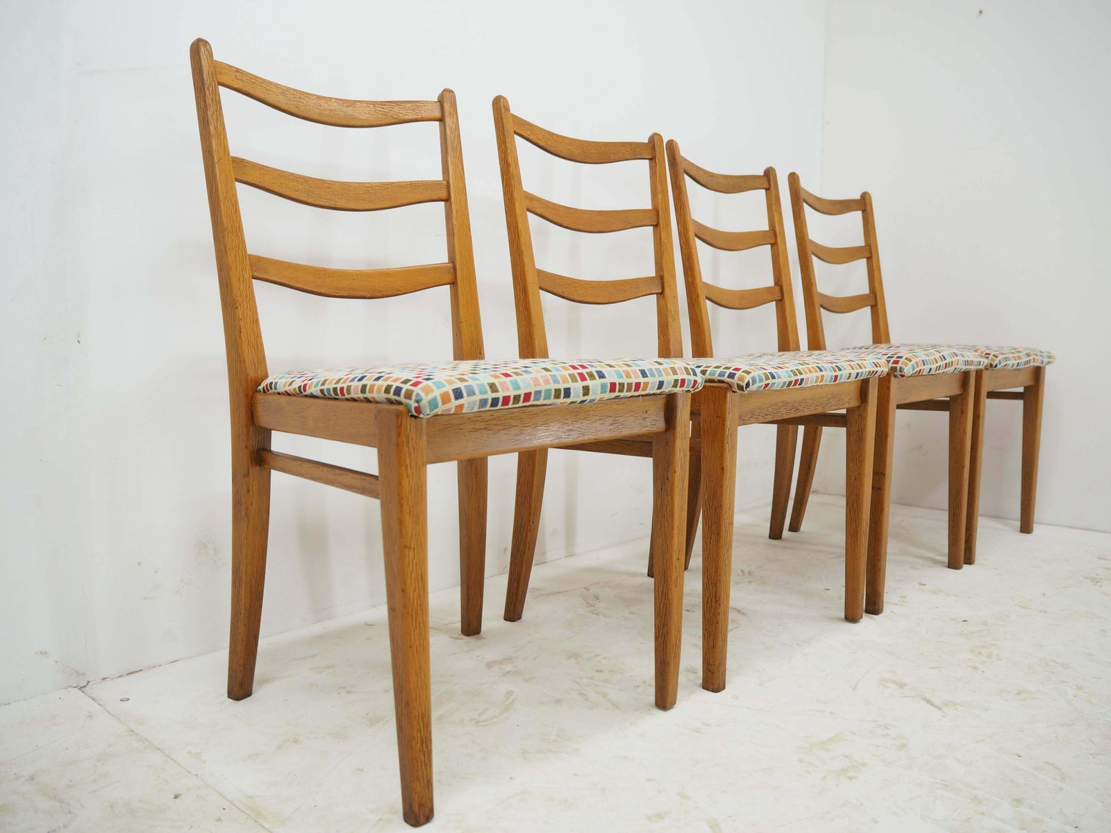 Set Of 4 Midcentury Dining Chairs, Interier Praha, Czechoslovakia, 1970s photo 831.0