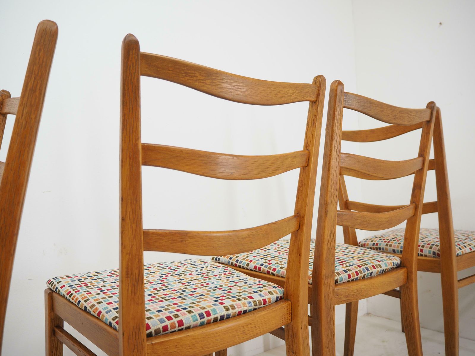 831.0 Set Of 4 Midcentury Dining Chairs, Interier Praha, Czechoslovakia, 1970s photo