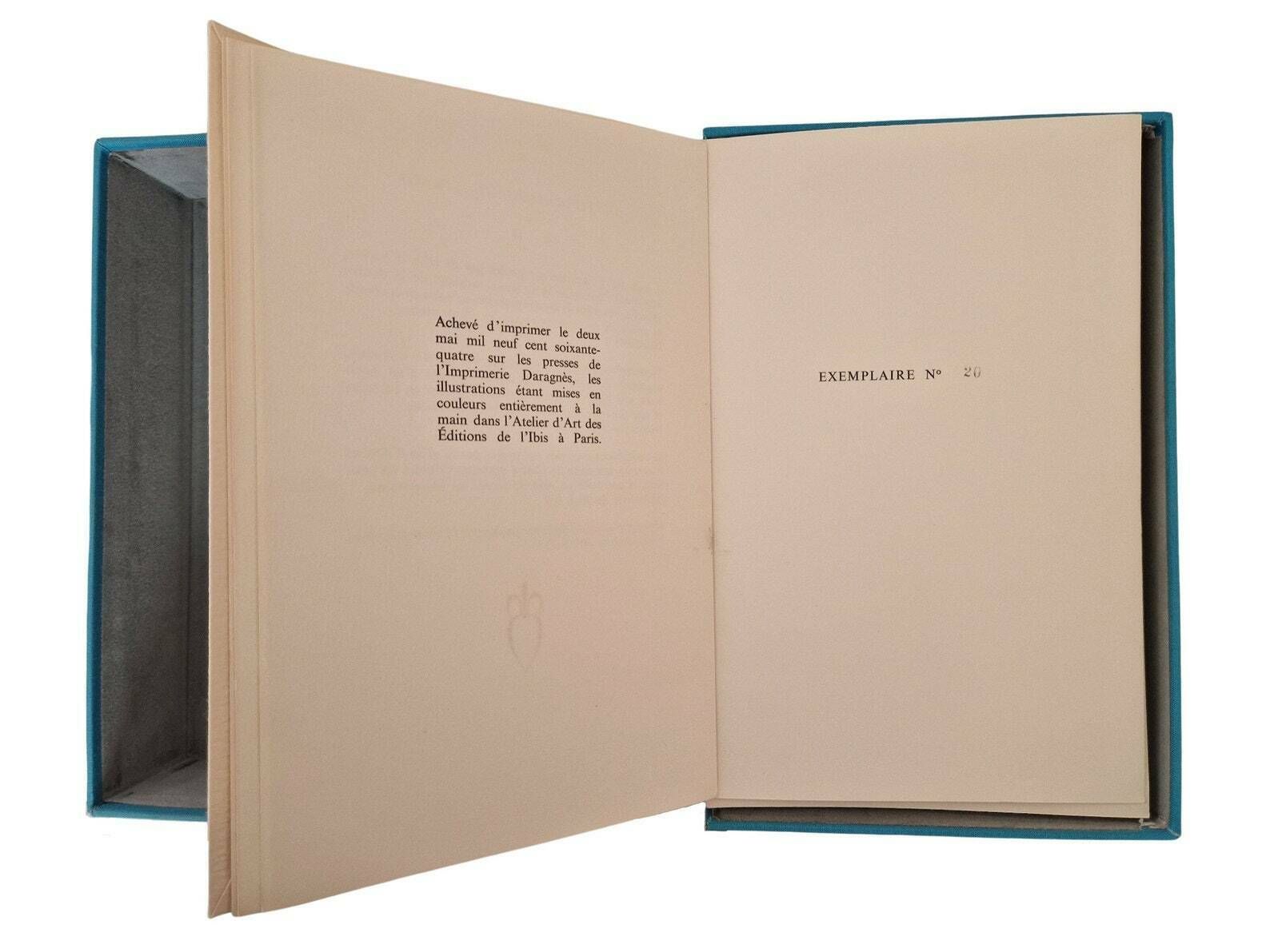 1964 Kama Sutra Vatsyayana, French Editions De L'ibis With 38 Erotic Prints By Alain Dumond photo vintage