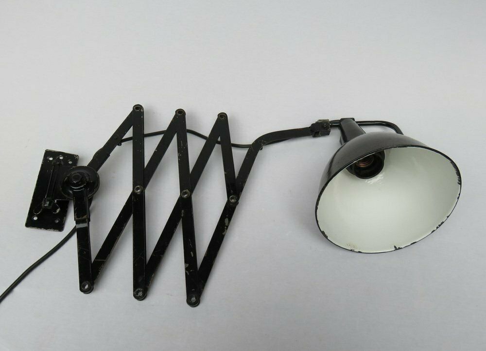 Bauhaus Scissor Lamps By Wilhelm Bäder Set Of 2 photo Lighting