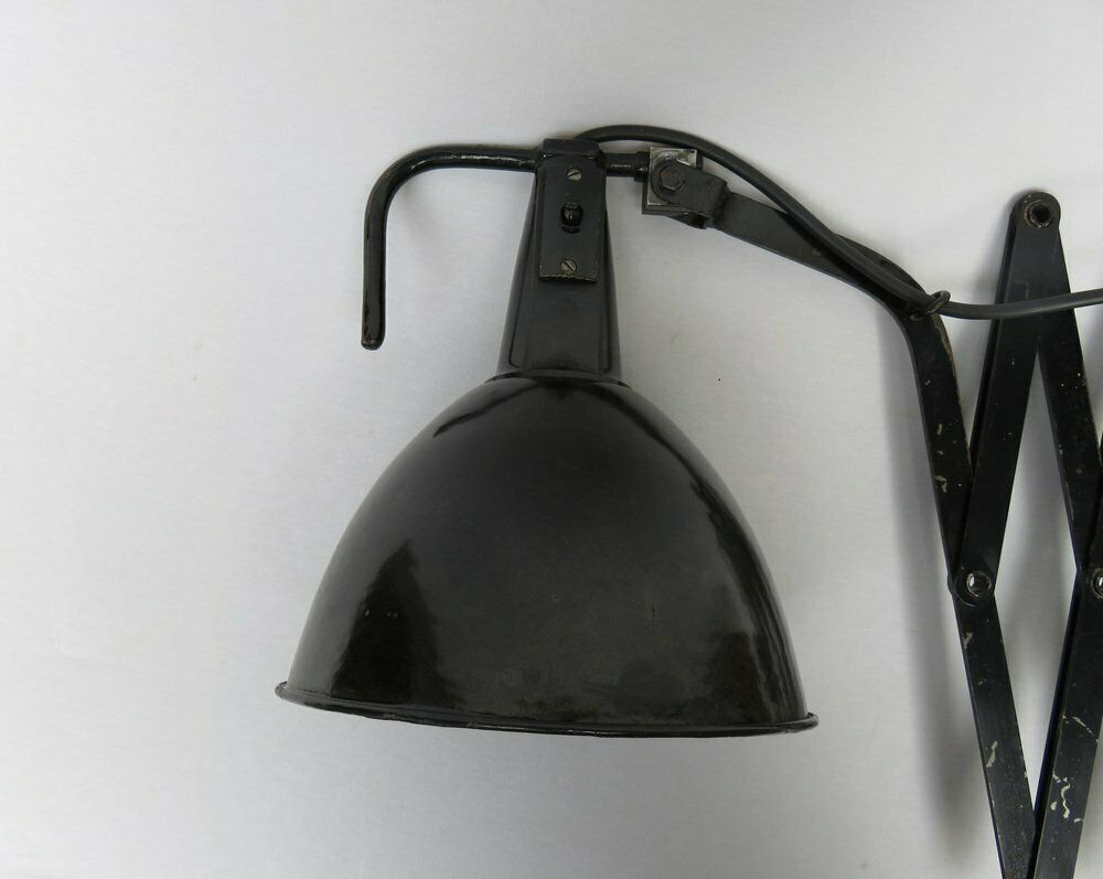 Bauhaus Scissor Lamps By Wilhelm Bäder Set Of 2 photo vinterior