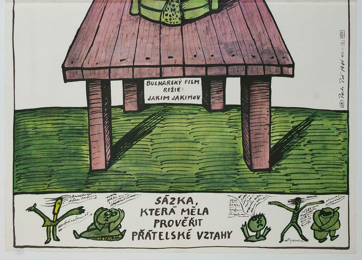 Movie Poster, Friends To Dinner, Petr Poš, 1981 photo for sale