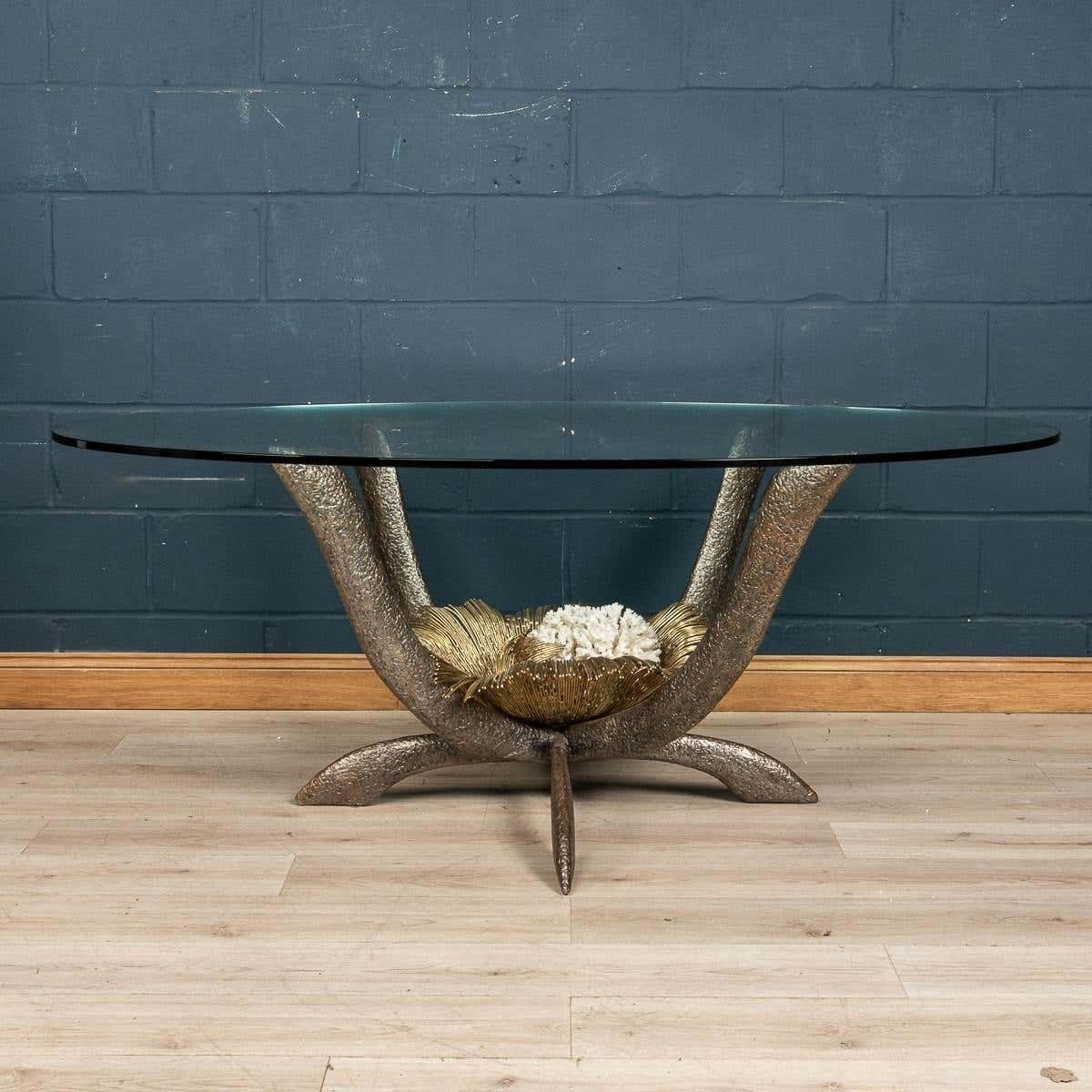 20th Century French Dining Table By Jacques Duval Brasseur, France, C.1970 photo furniture