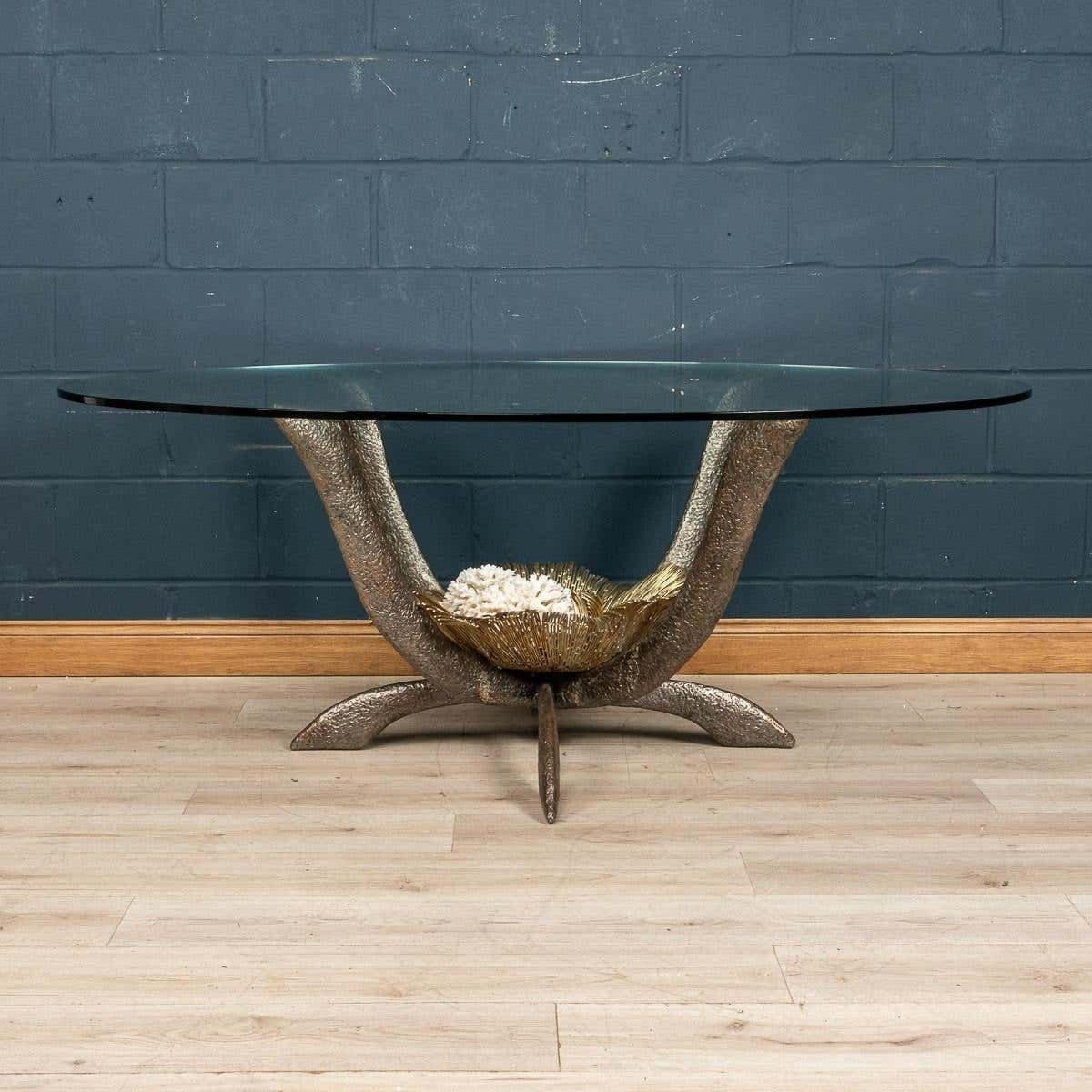 20th Century French Dining Table By Jacques Duval Brasseur, France, C.1970 photo Furniture