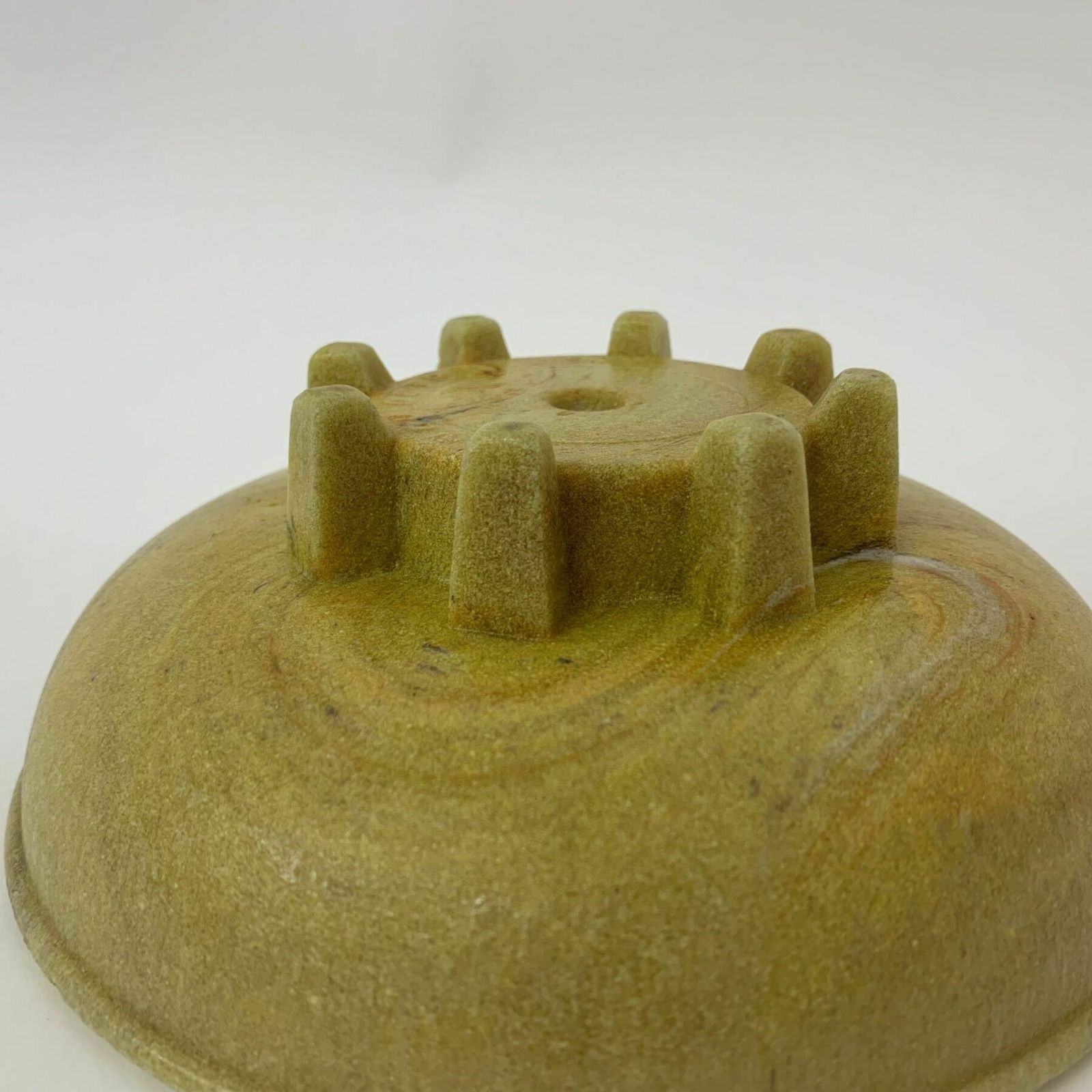 Antique Leerdam Copier Cactus Pot In Yellow Graniver Glass  1928 photo buy