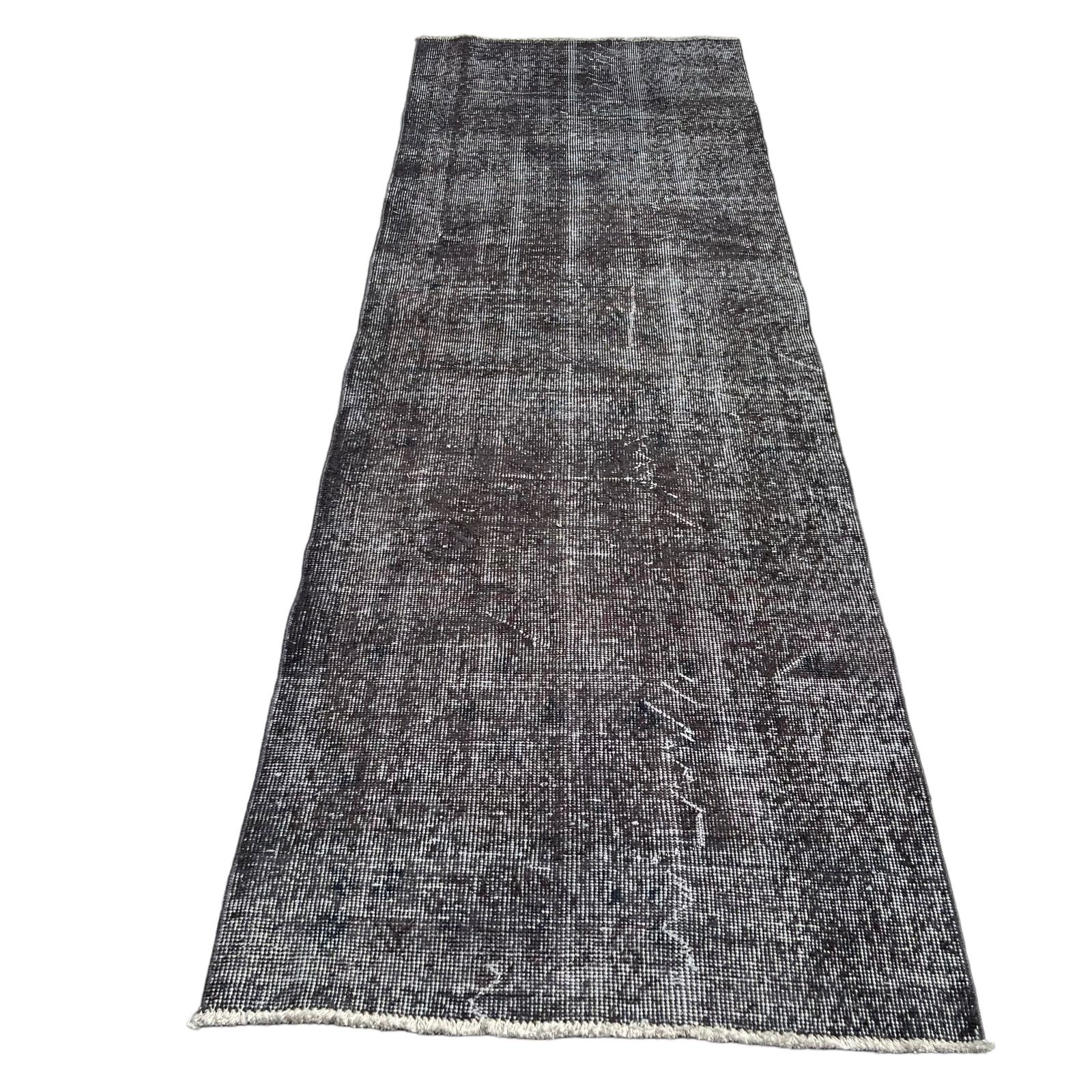 photo for sale Vintage Distressed Turkish Rug , 250 X 82 Cm Wool Vintage Rug