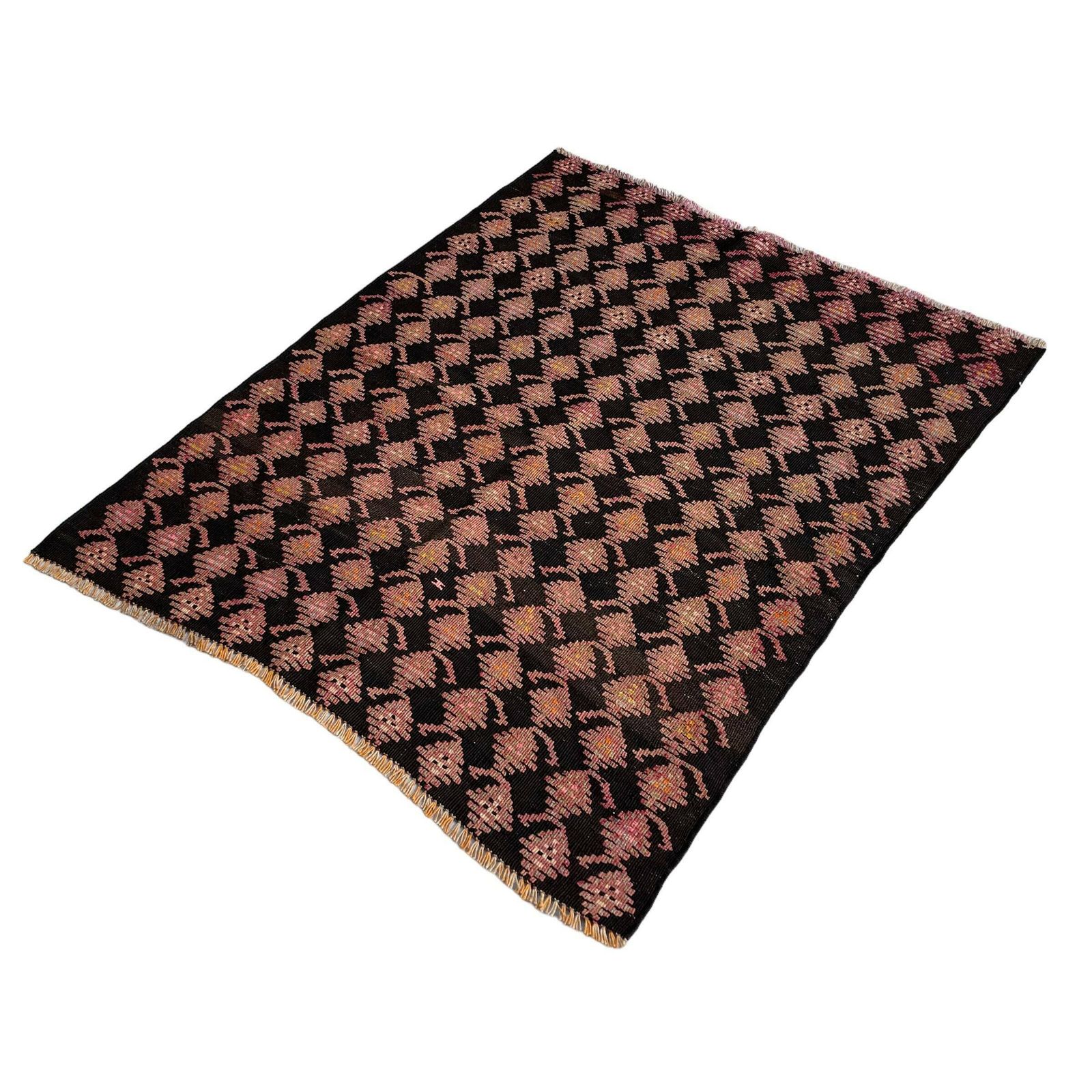 Traditional Turkish Kilim Rug ,Vintage Anatolian Turkish Kelim 113x95 Cm photo furniture