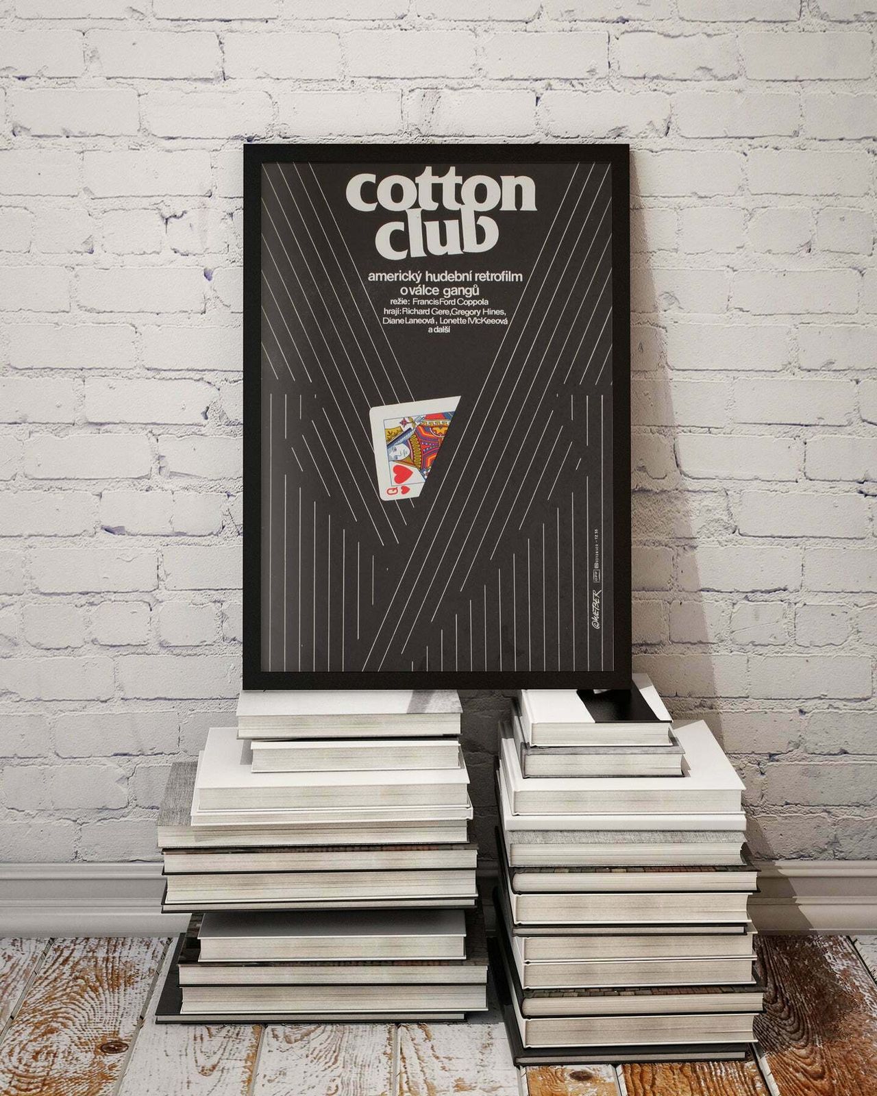 The Cotton Club 1984 Czech A3 Film Poster, Jan Weber photo furniture