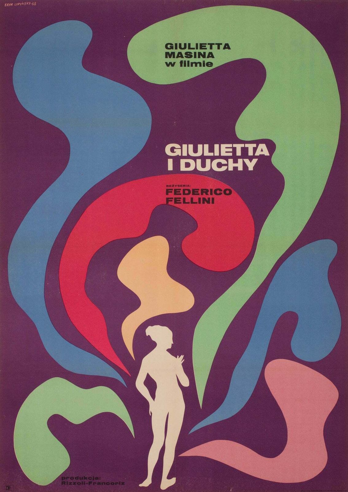 Juliet Of The Spirits 1968 Polish A1 Film Poster, Eryk Lipinski