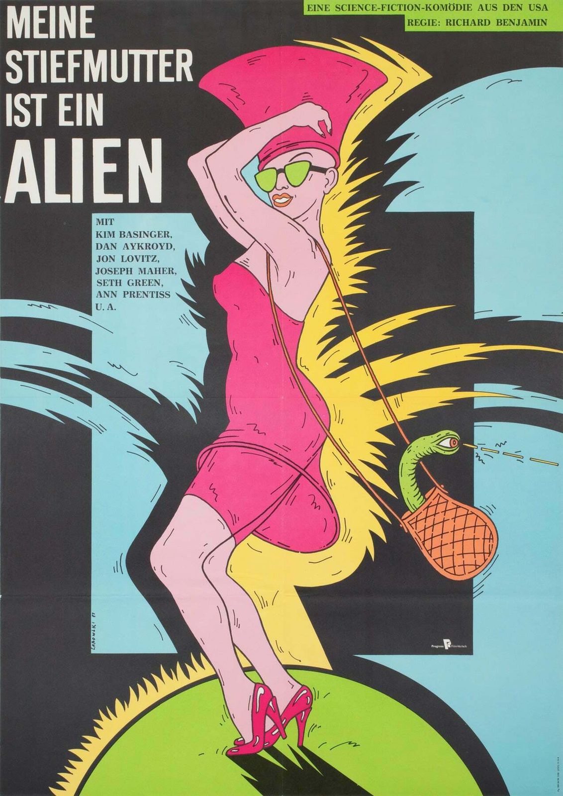 My Stepmother Is An Alien 1990 East German Film Poster