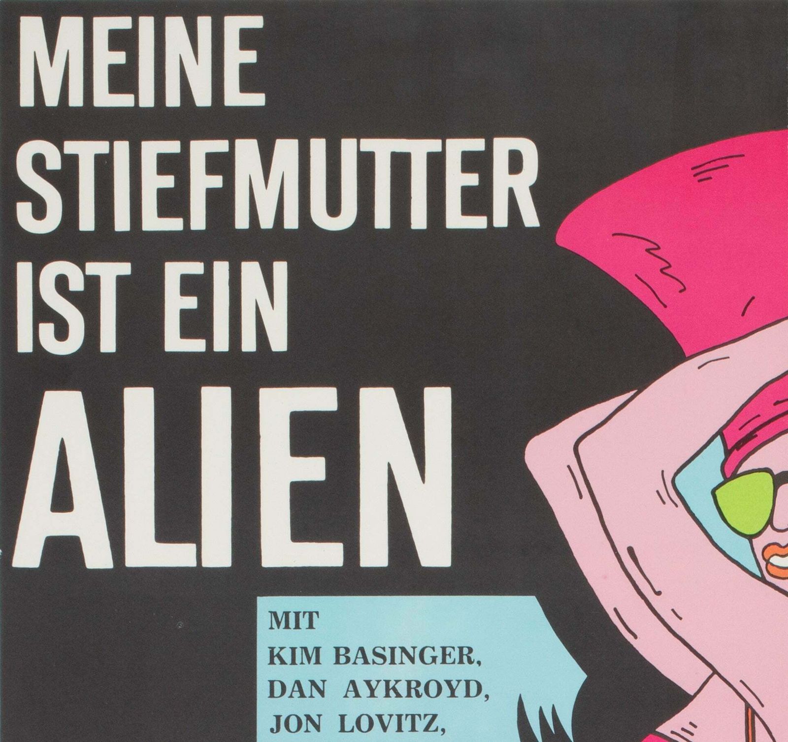 My Stepmother Is An Alien 1990 East German Film Poster photo for sale