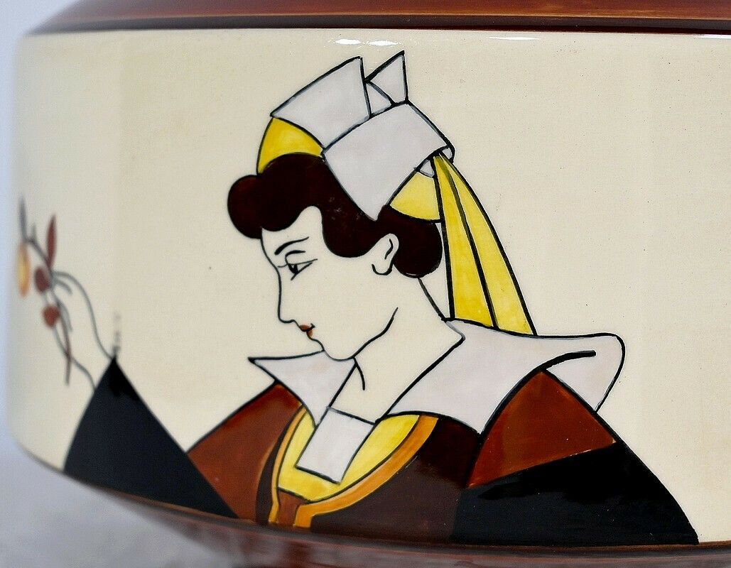 Earthenware Cachepot, Hubaudière Bousquet House – 1st Part Of The 20th Century photo buy