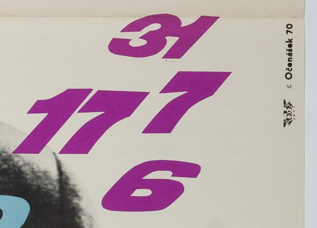 Movie Poster, Time Of Happy Finds, Radek Očenášek, 1970 photo for sale