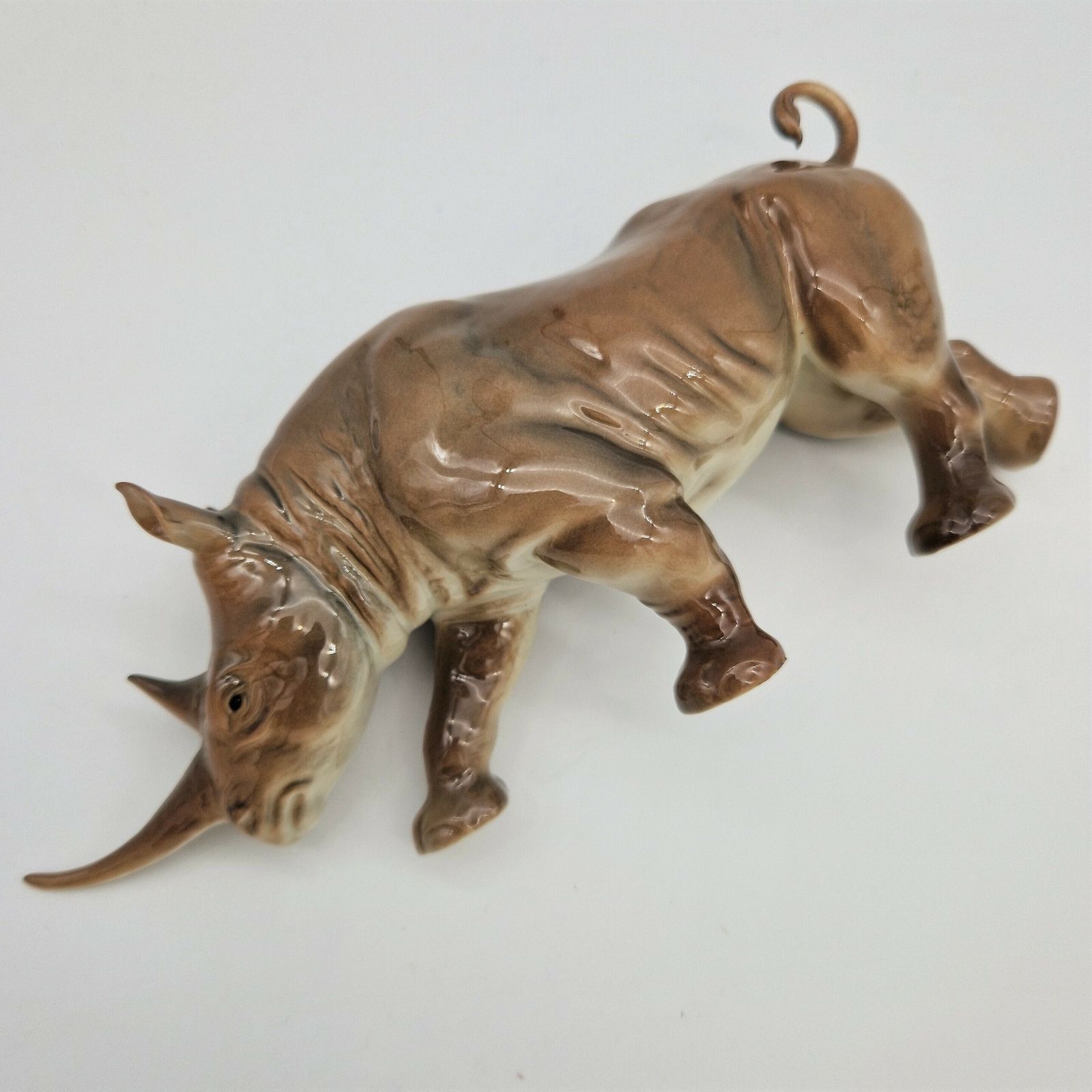 Göbel Porcelain Figure. Black Rhino. 1970   1975 photo buy