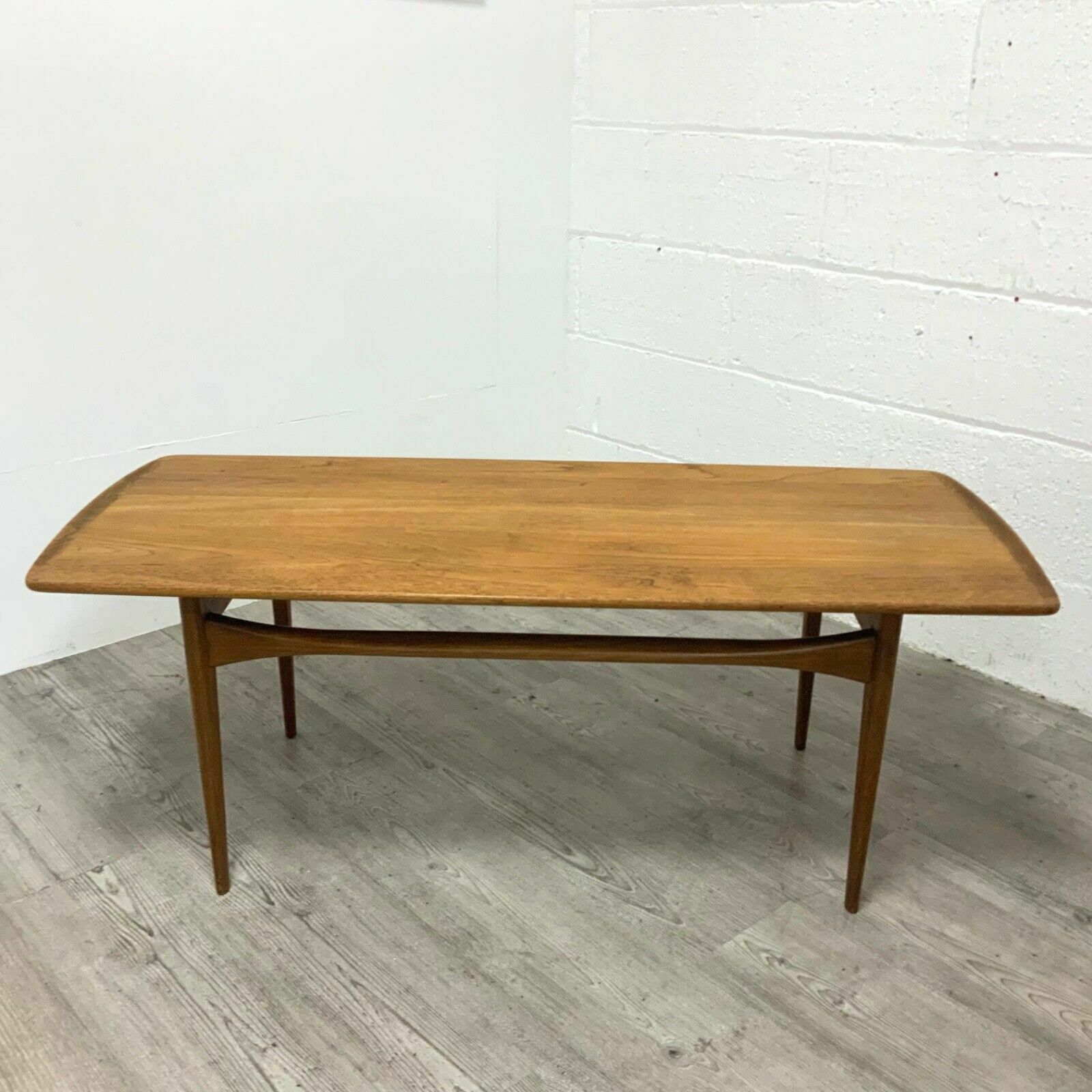 Danish Solid Teak Coffee Table By Tove Kindt Larsen For France And Son /2 photo furniture