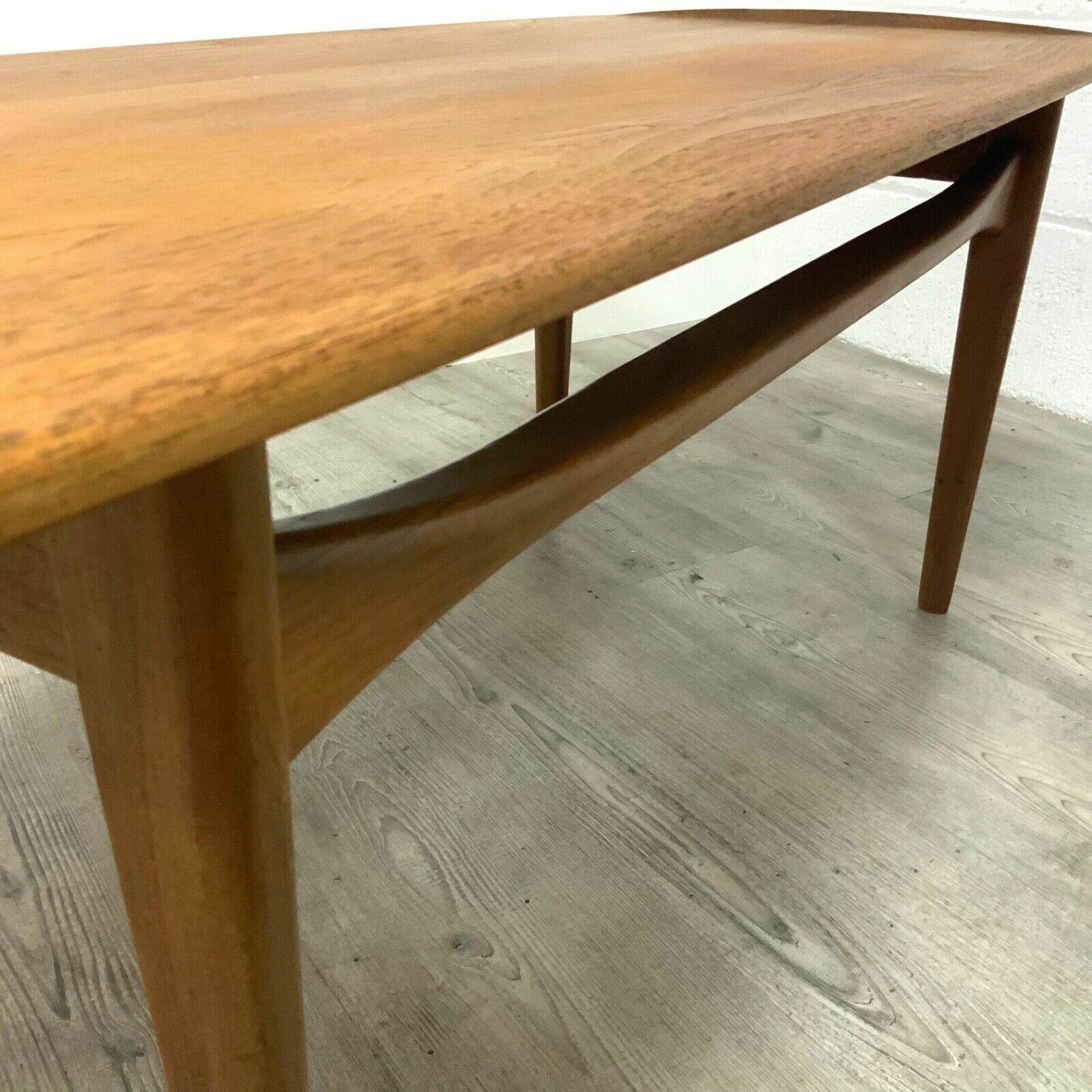 995.0 Danish Solid Teak Coffee Table By Tove Kindt Larsen For France And Son /2 photo