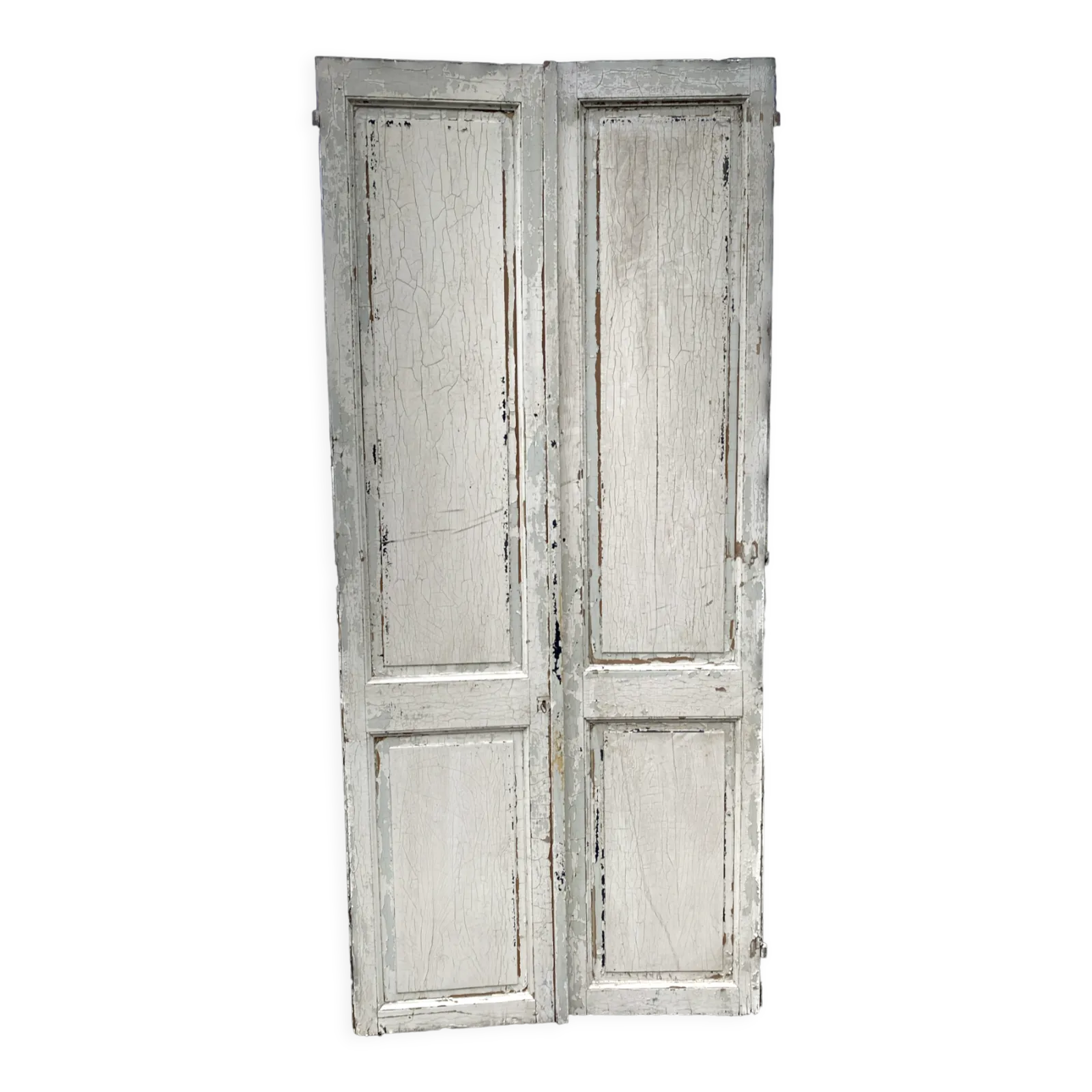 Double Closet Doors In Solid Fir. XX Century.