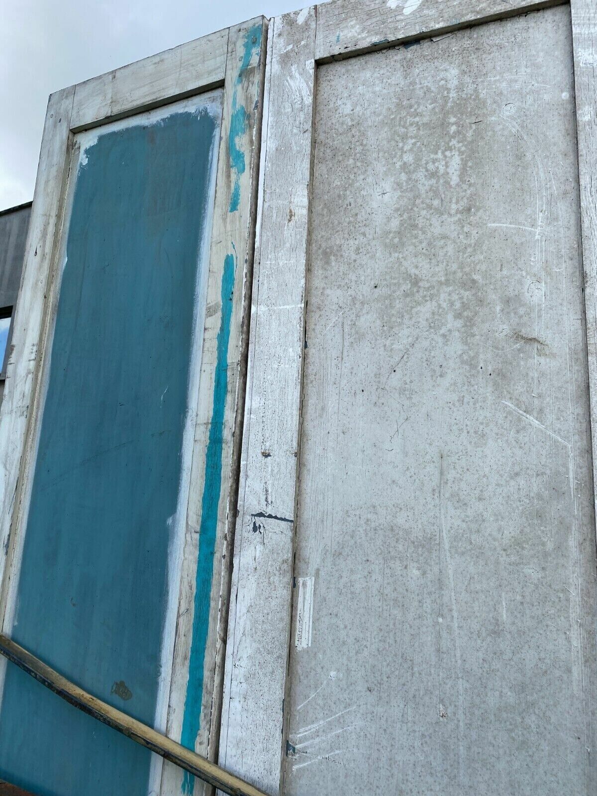 Double Closet Doors In Solid Fir. XX Century. photo vinterior