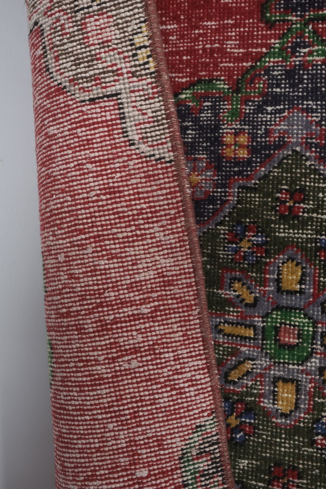 photo furniture Vintage Turkish Oushak Extra Long And Narrow Runner With Style 2'8'' X 23'11''