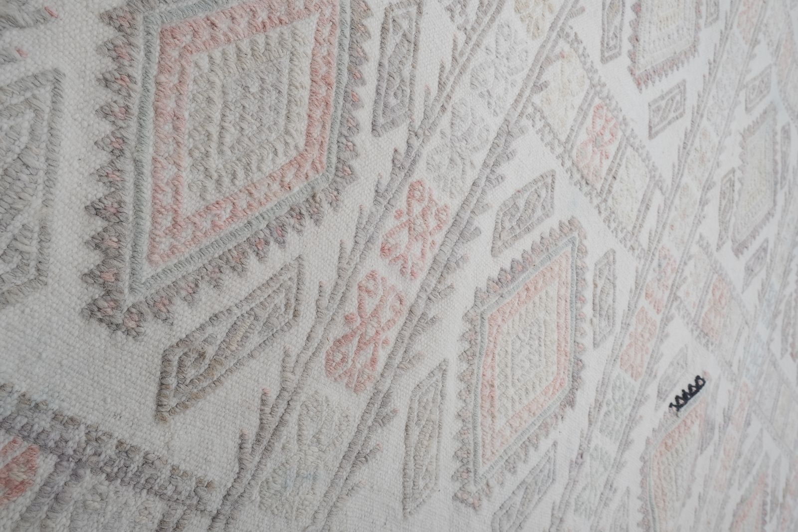 photo furniture Turkish Faded Kilim Rug 4'1'' X 7'1''