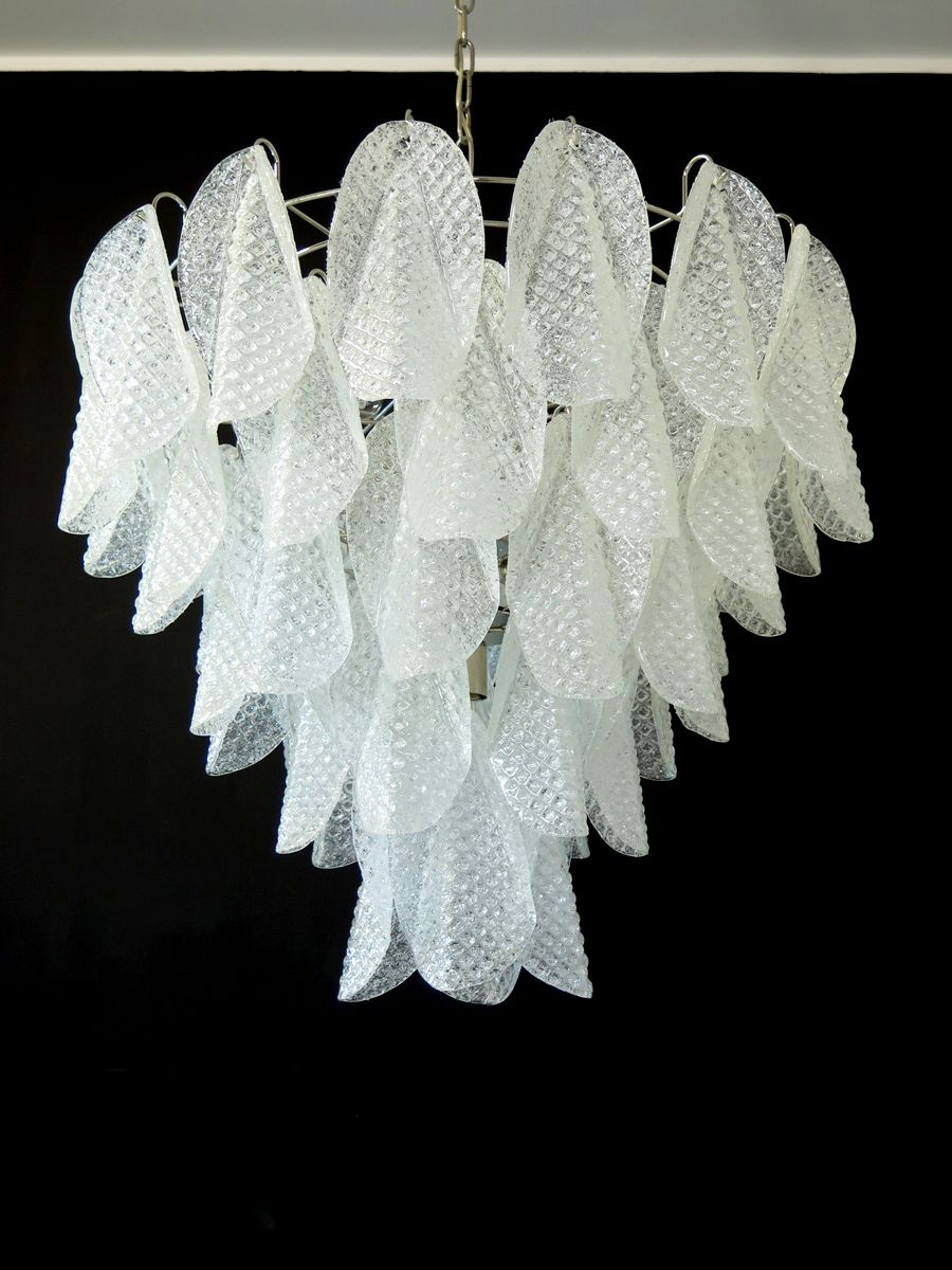 Italian Vintage Murano Chandelier   50 Glass Rondini photo vintage