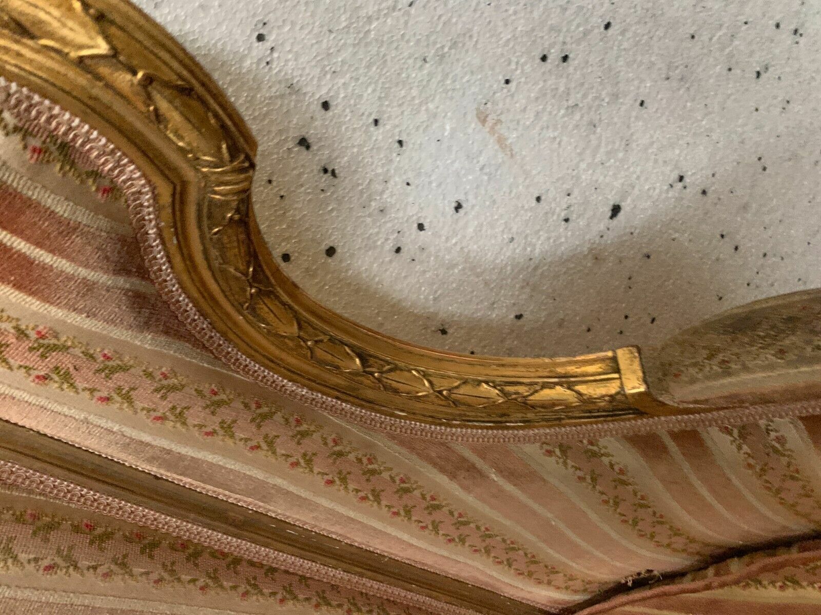 Bergere Louis XVI Style In Gilded Wood XX Century photo furniture