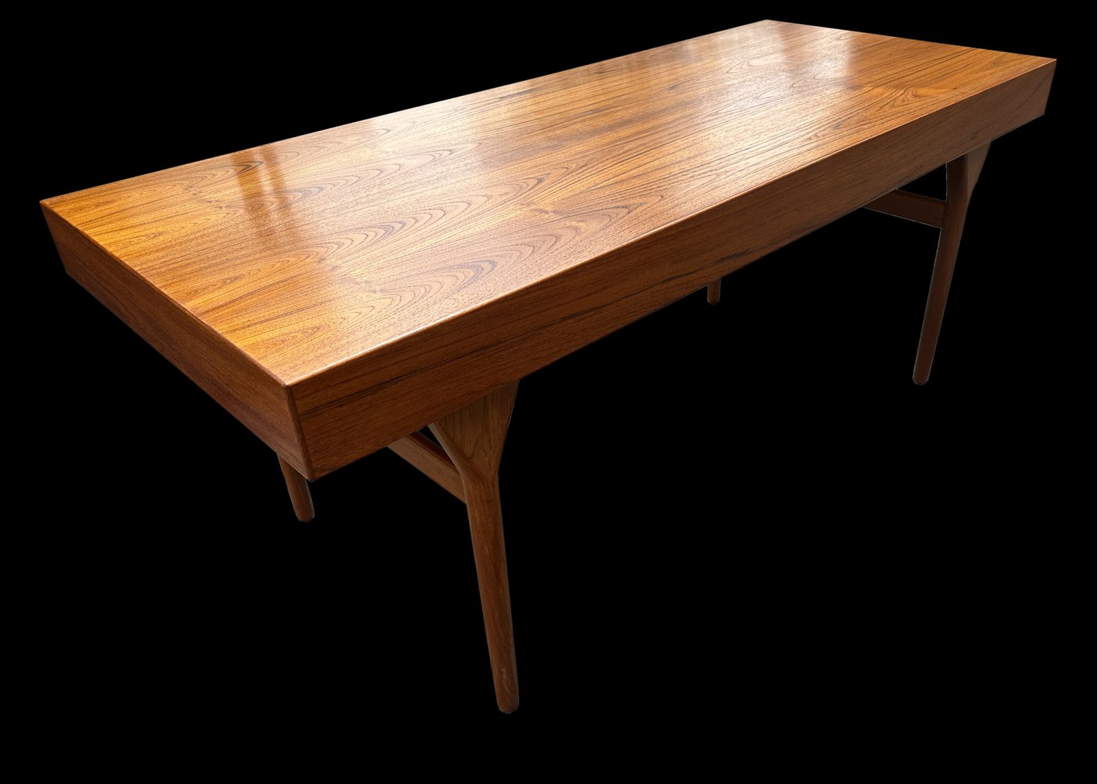 Teak 4 Drawer Desk By Nanna Ditzel For Soren Wiladsen photo Furniture