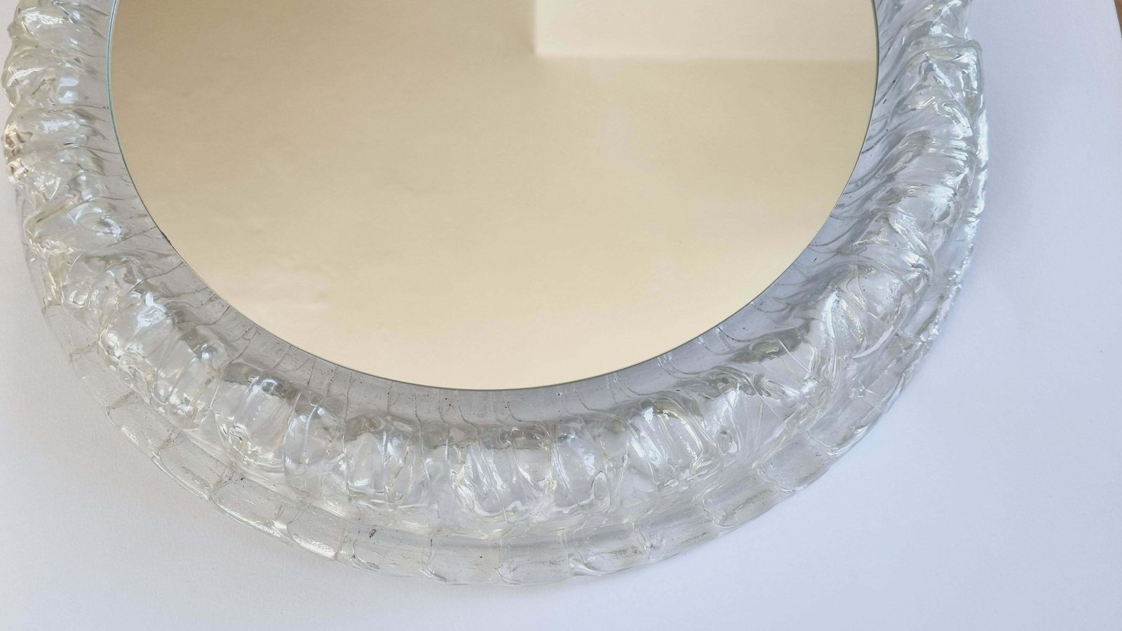 Midcentury Rare Wall Mirror Hillebrand, Germany, 1970s photo 516.0