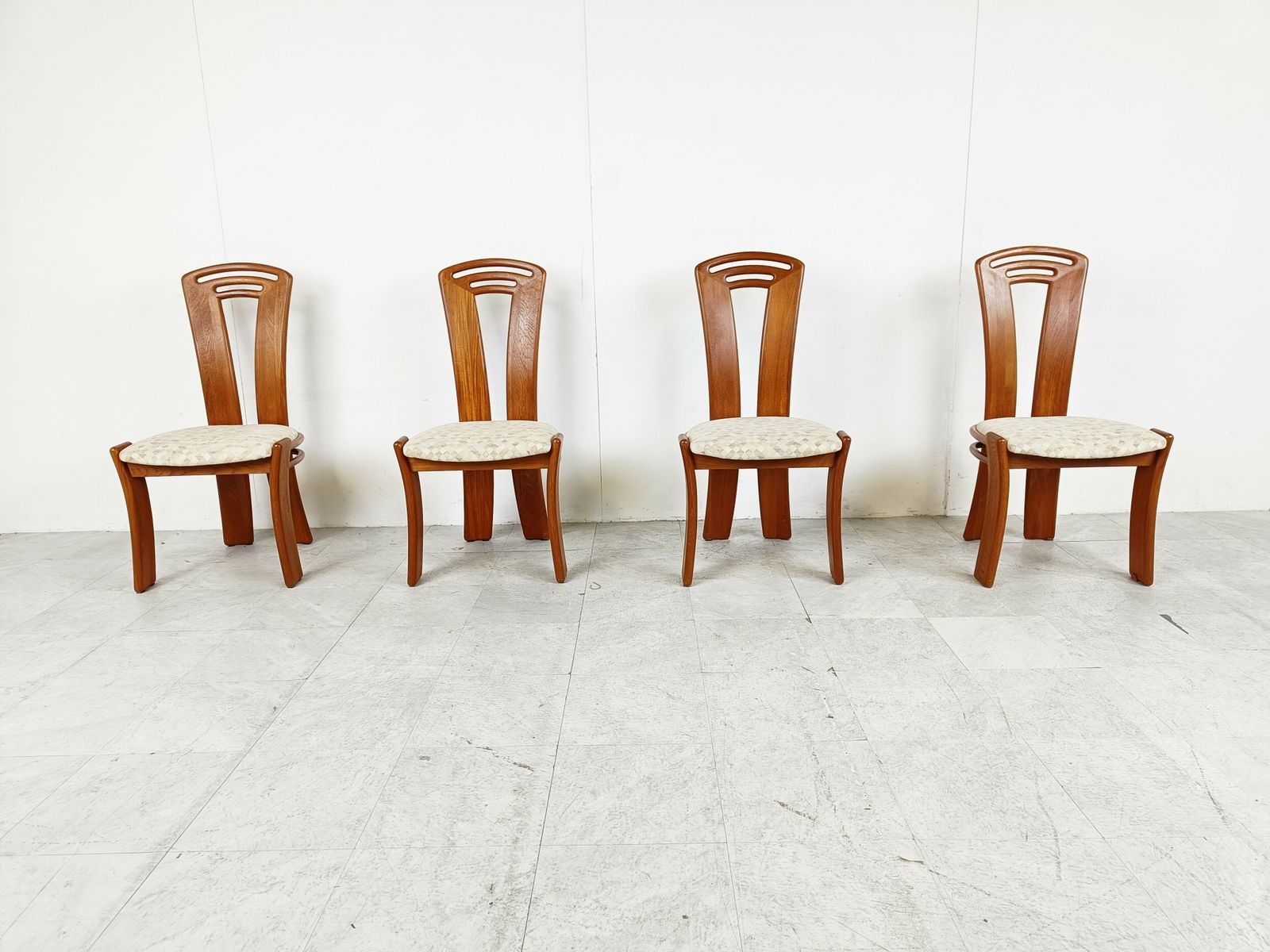 Set Of 4 Vintage Scandinavian Dining Chairs, 1960s