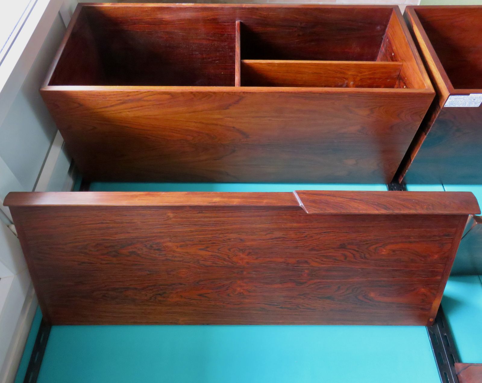 photo for sale Bookcase In Rosewood With A System Of Shelves And Boxes. Kai Kristiansen, Denmark 1960