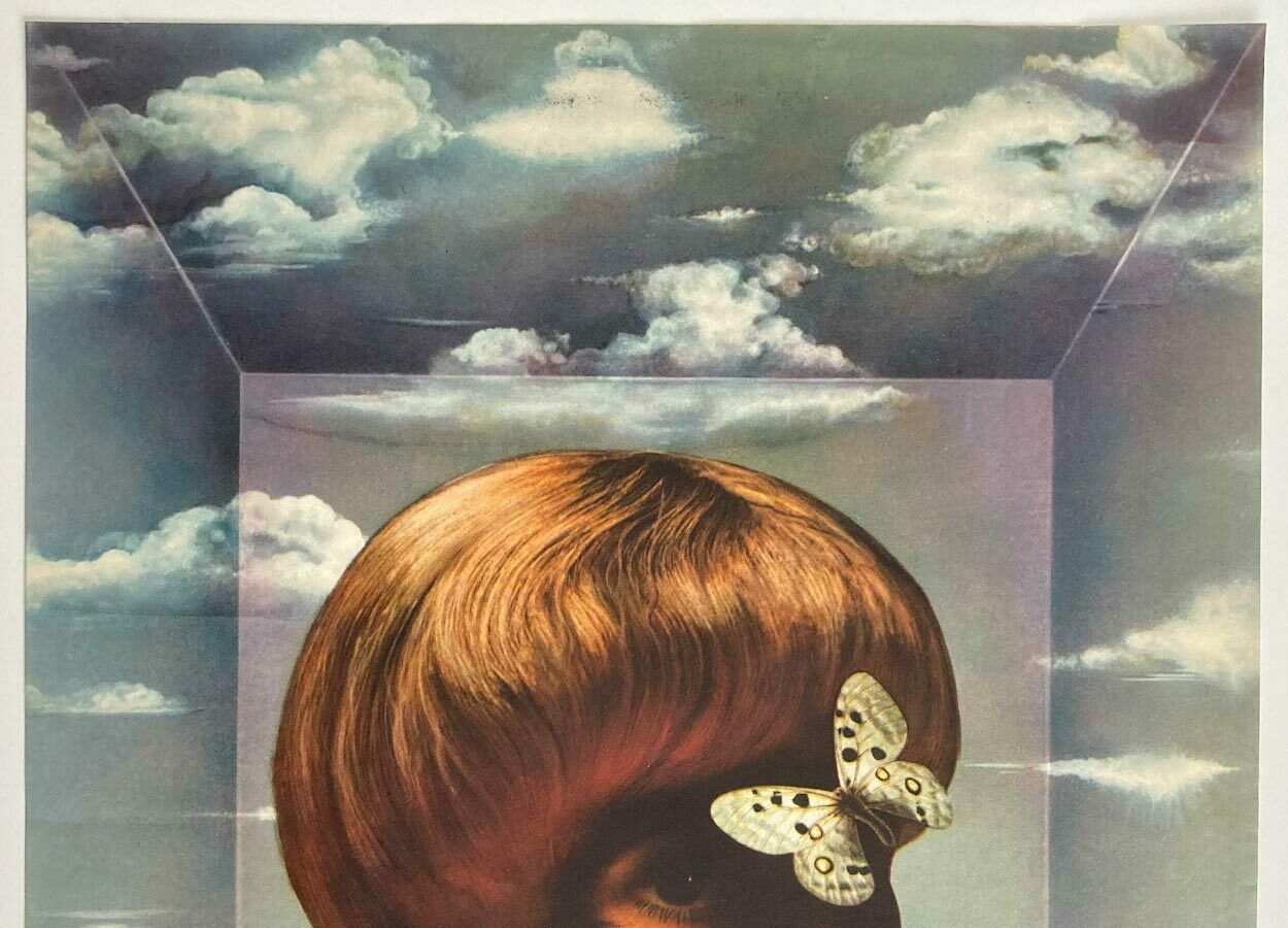 Original Film Poster, Day For My Love, Olga Poláčková Vyleťalová, 1976, Genuine Czech Vintage Print photo Art