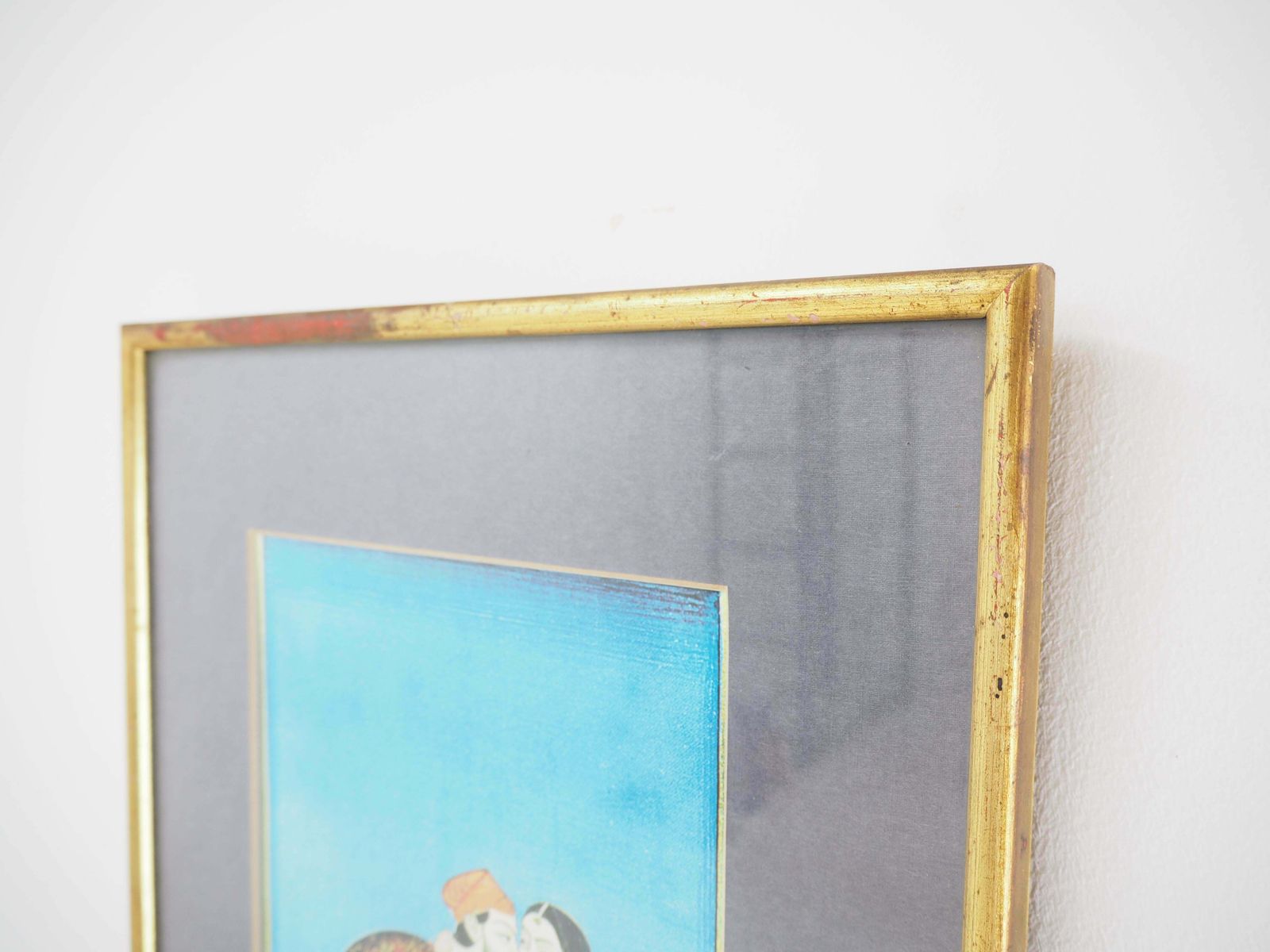 Vintage Japanese Kamasutra Pictures In Wood Frame, 1980s photo vinterior