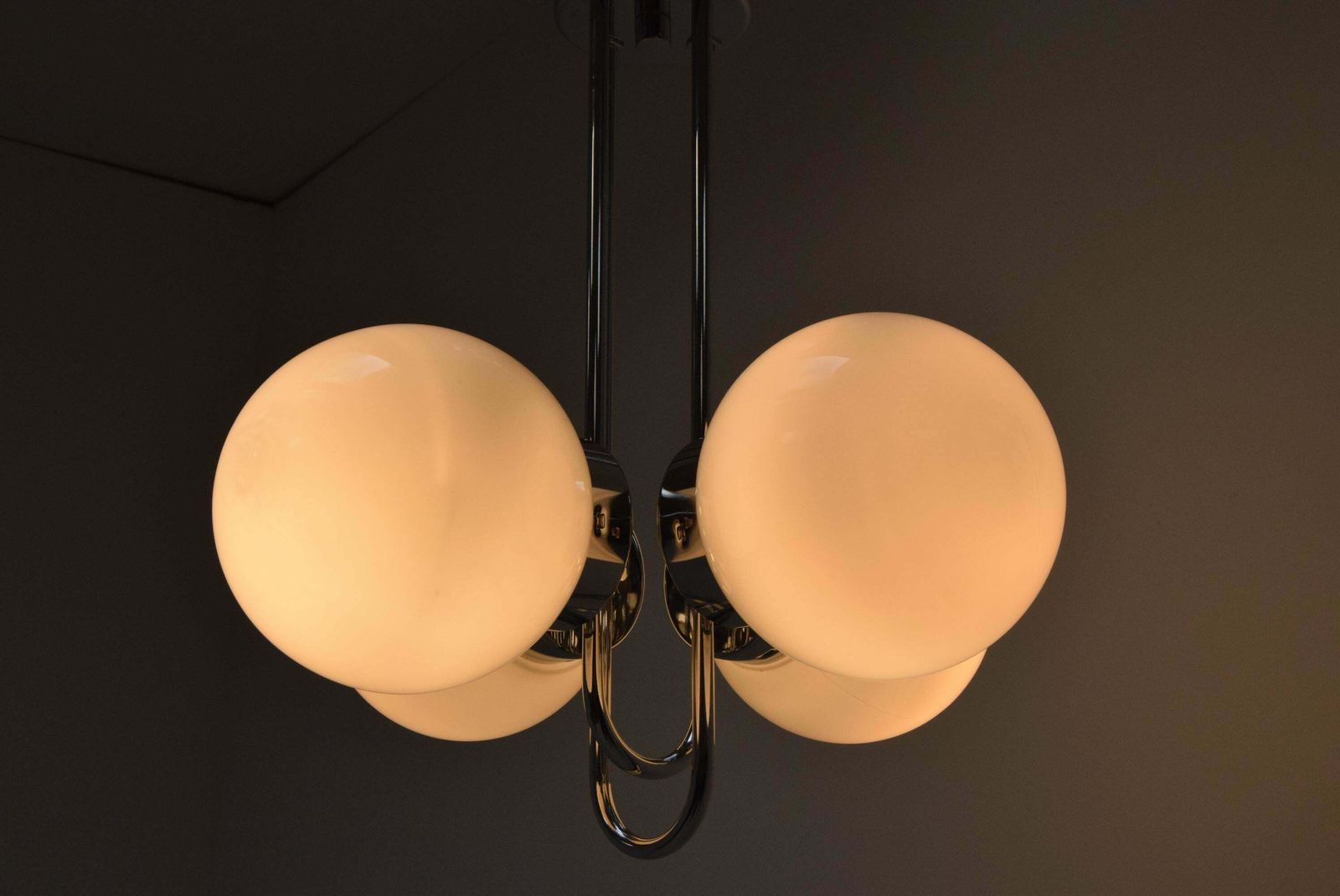 photo furniture Mid Century Designed Chandelier By Jílové U Děčín, Czechoslovakia, 1970's.