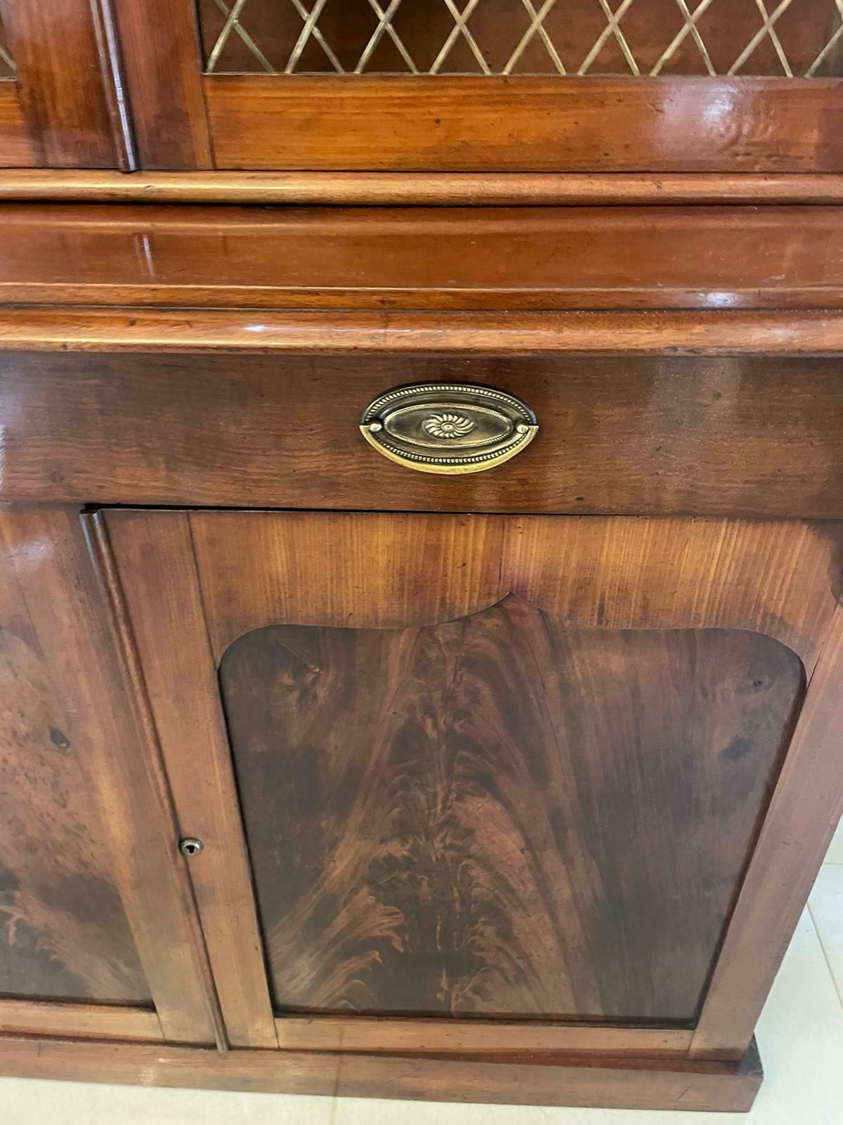 Quality Antique William IV Mahogany Bookcase photo vinterior