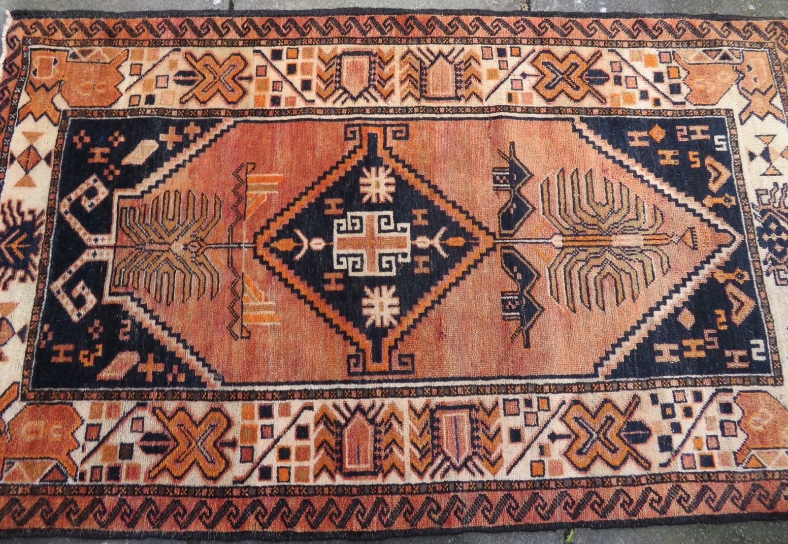 Antique Turkish Kurdish Village Rug. Malatya Province,Eastern Anatolia.162cm X 100cm. photo Textiles