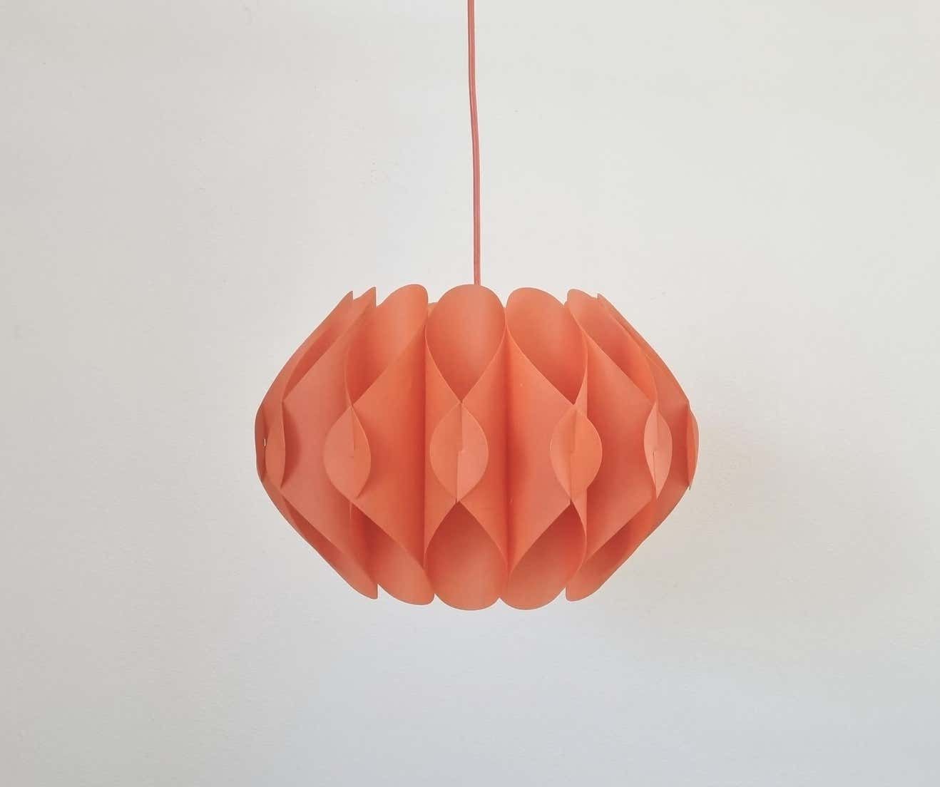 Midcentury Pendant 'Butterfly' Lars Schiøler For Hoyrup, Denmark, 1960s