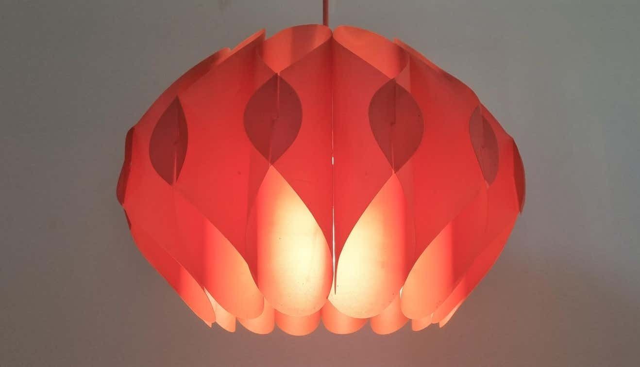 Midcentury Pendant 'Butterfly' Lars Schiøler For Hoyrup, Denmark, 1960s photo vintage