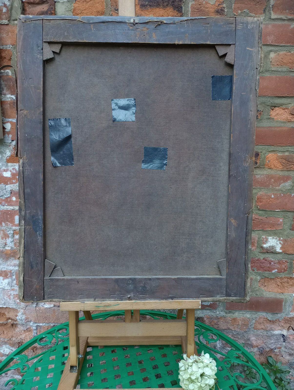 photo furniture Beautiful Antique Georgian Oil Portrait Painting By Follower Of Gainsborough