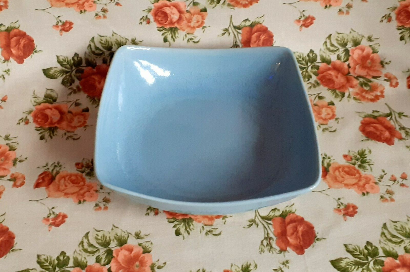 Blue Mid Century Studio Pottery Bowl By Ernestine Cannon photo buy