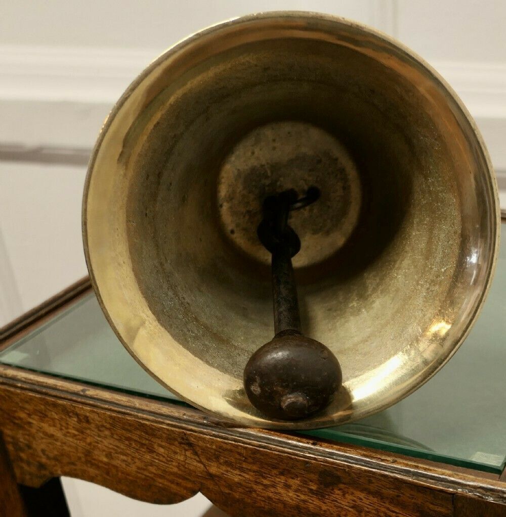 Old Brass Hand Bell, Town Cryer’s Or School Bell photo 894.0