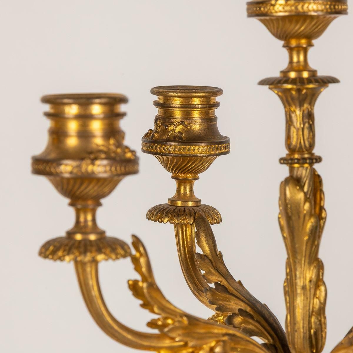 19th Century French Pair Of Candelabra By Ferdinand Barbedienne, C.1870 photo vinterior