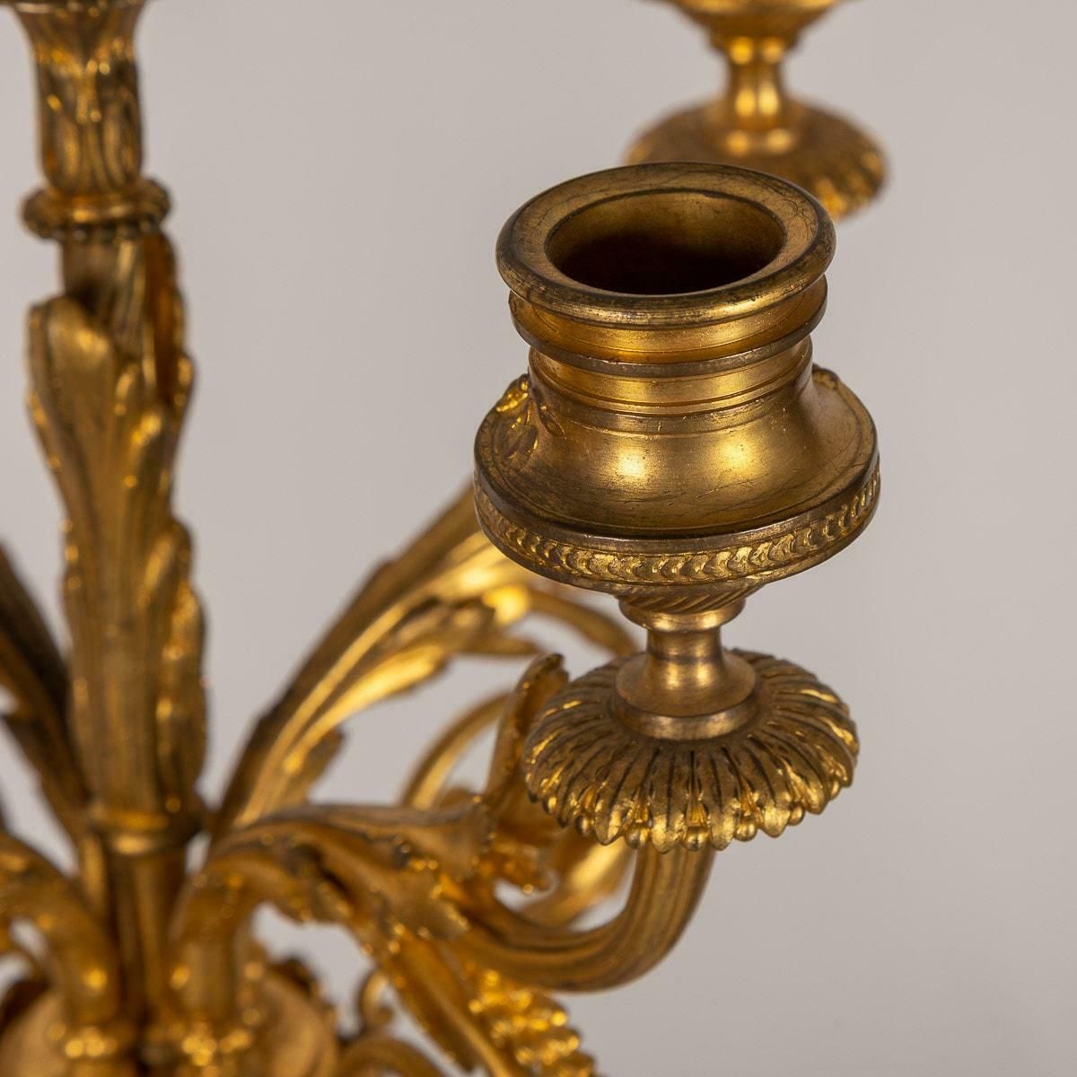 photo furniture 19th Century French Pair Of Candelabra By Ferdinand Barbedienne, C.1870